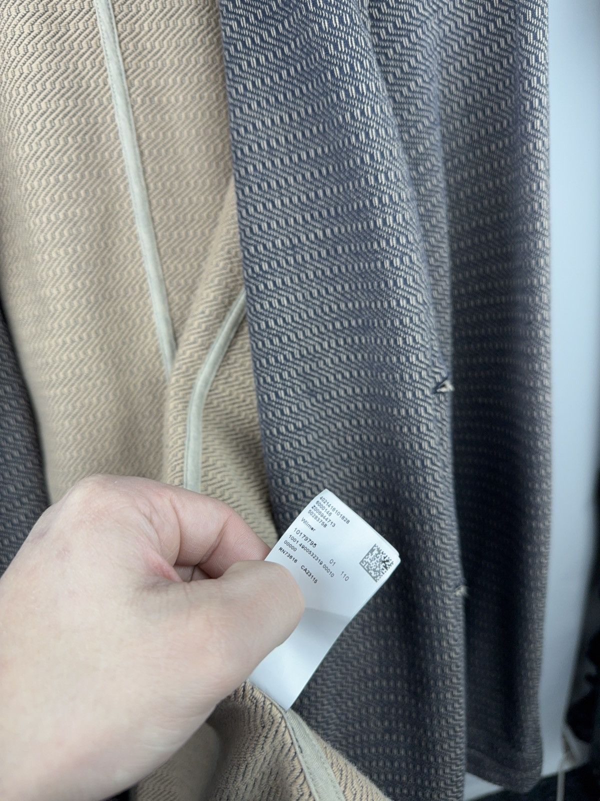 Hugo Boss Luxury 00s Hugo Boss Brown Jersey knit Blazer Jacket Size US L / EU 52-54 / 3 - 10 Thumbnail