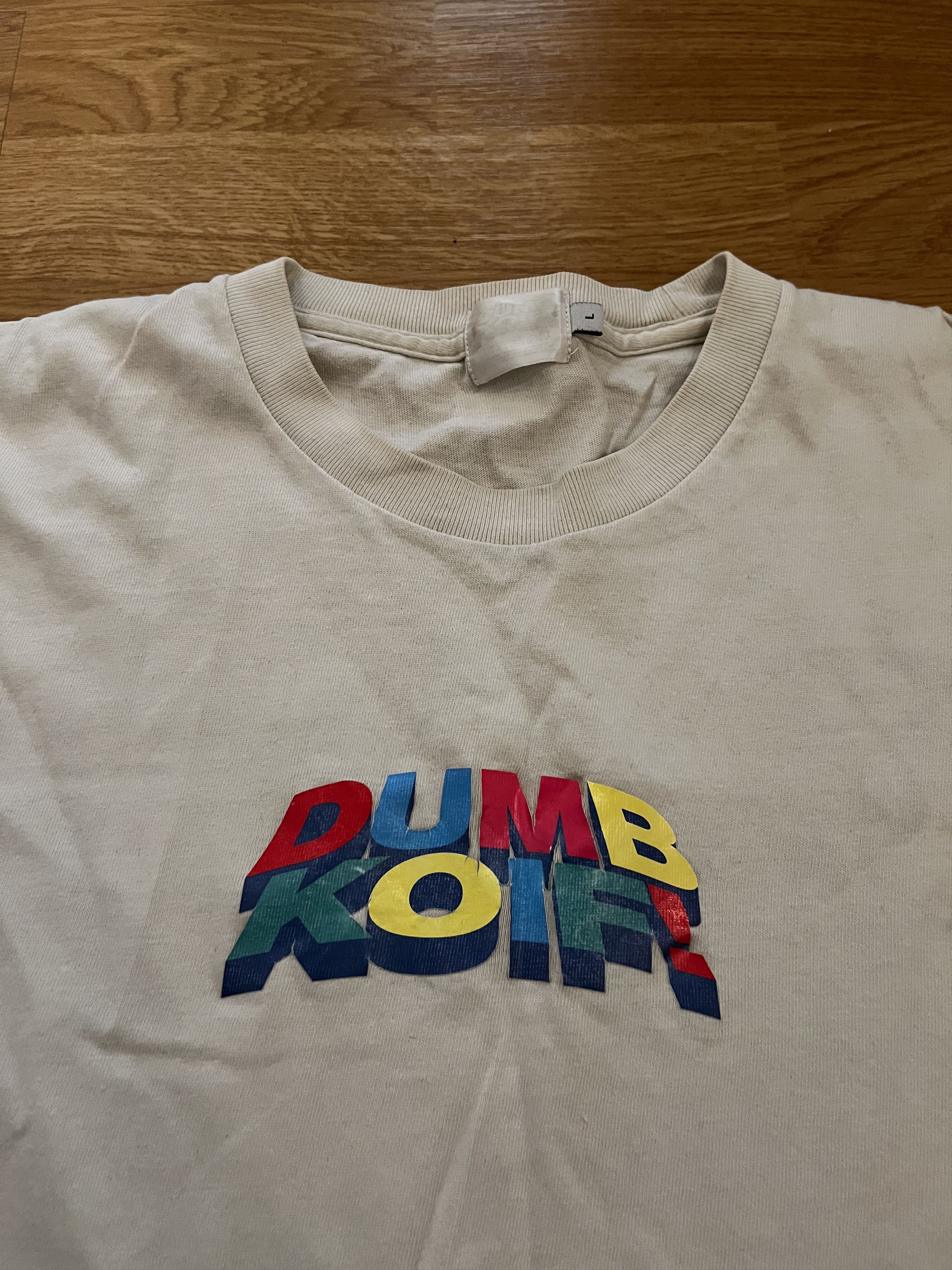 Vintage Dumbkoif T-Shirt white Size US L / EU 52-54 / 3 - 5 Thumbnail