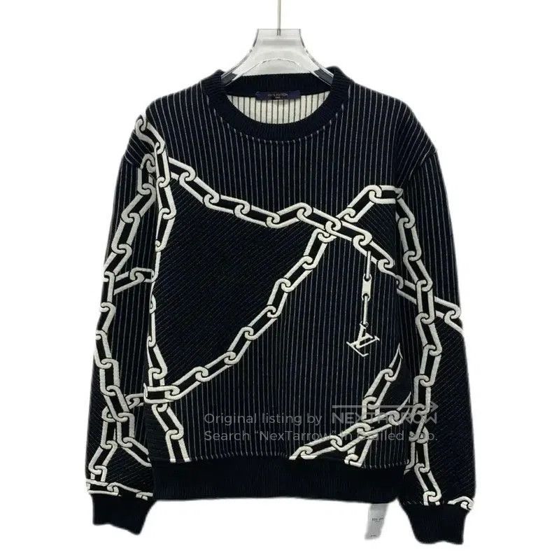 Louis Vuitton Louis Vuitton Black Knit Sweater for Women . Size XS / US 0-2 / IT 36-38 - 1 Thumbnail