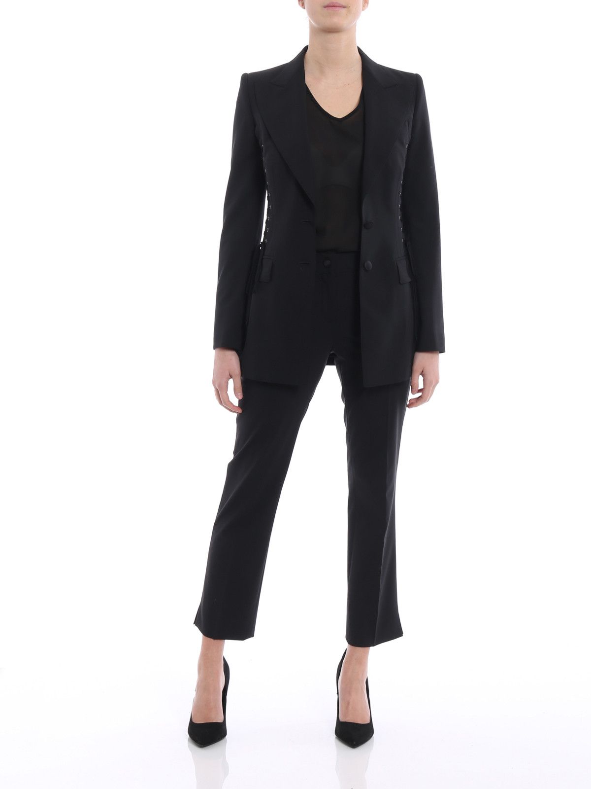 Dolce & Gabbana o1y0825 Blazer in Black Size L / US 10 / IT 46 - 4 Thumbnail