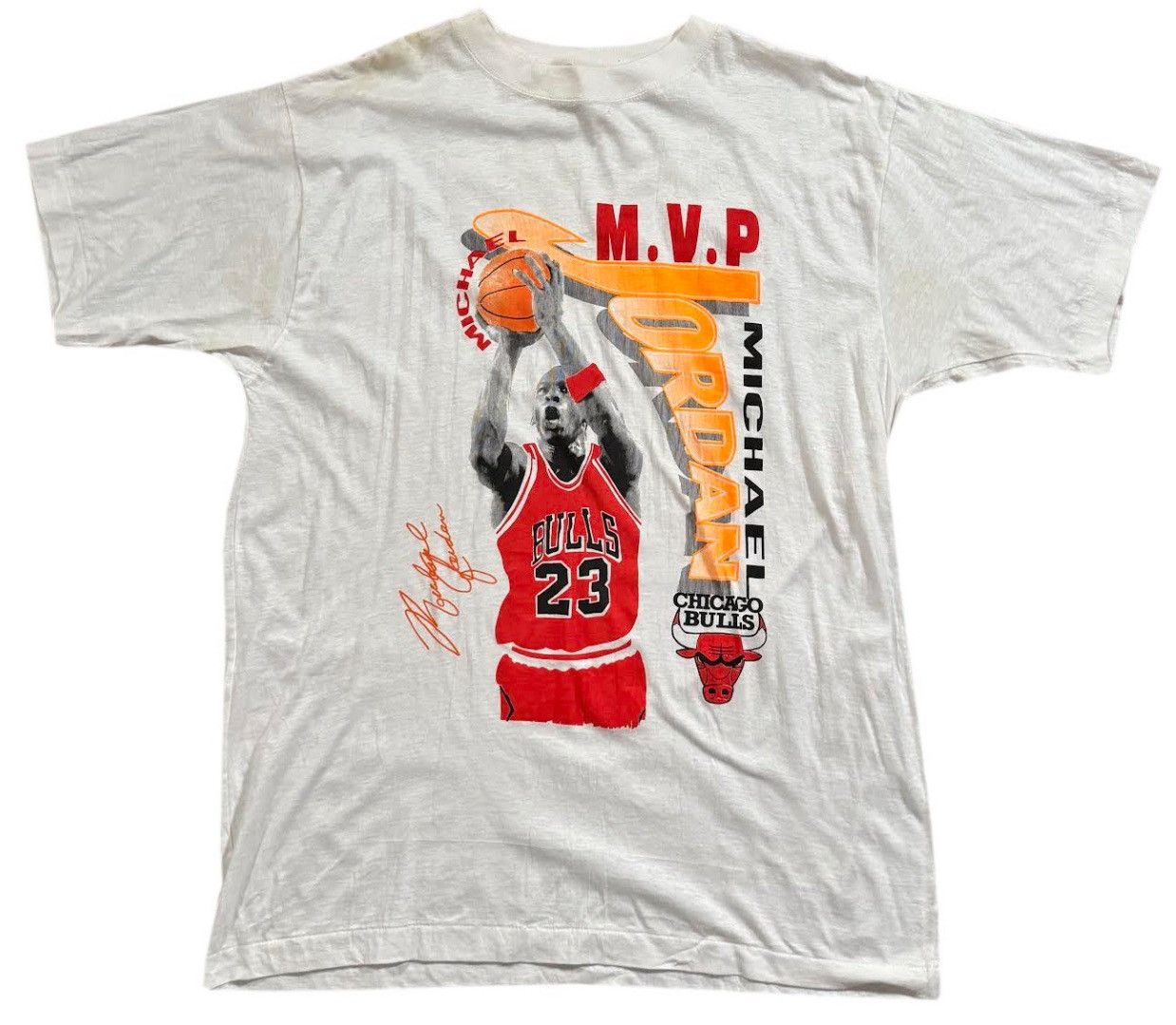 Vintage Vintage Bootleg Michael Jordan MVP T Shirt (Size XL) Size US XL / EU 56 / 4 - 1 Thumbnail