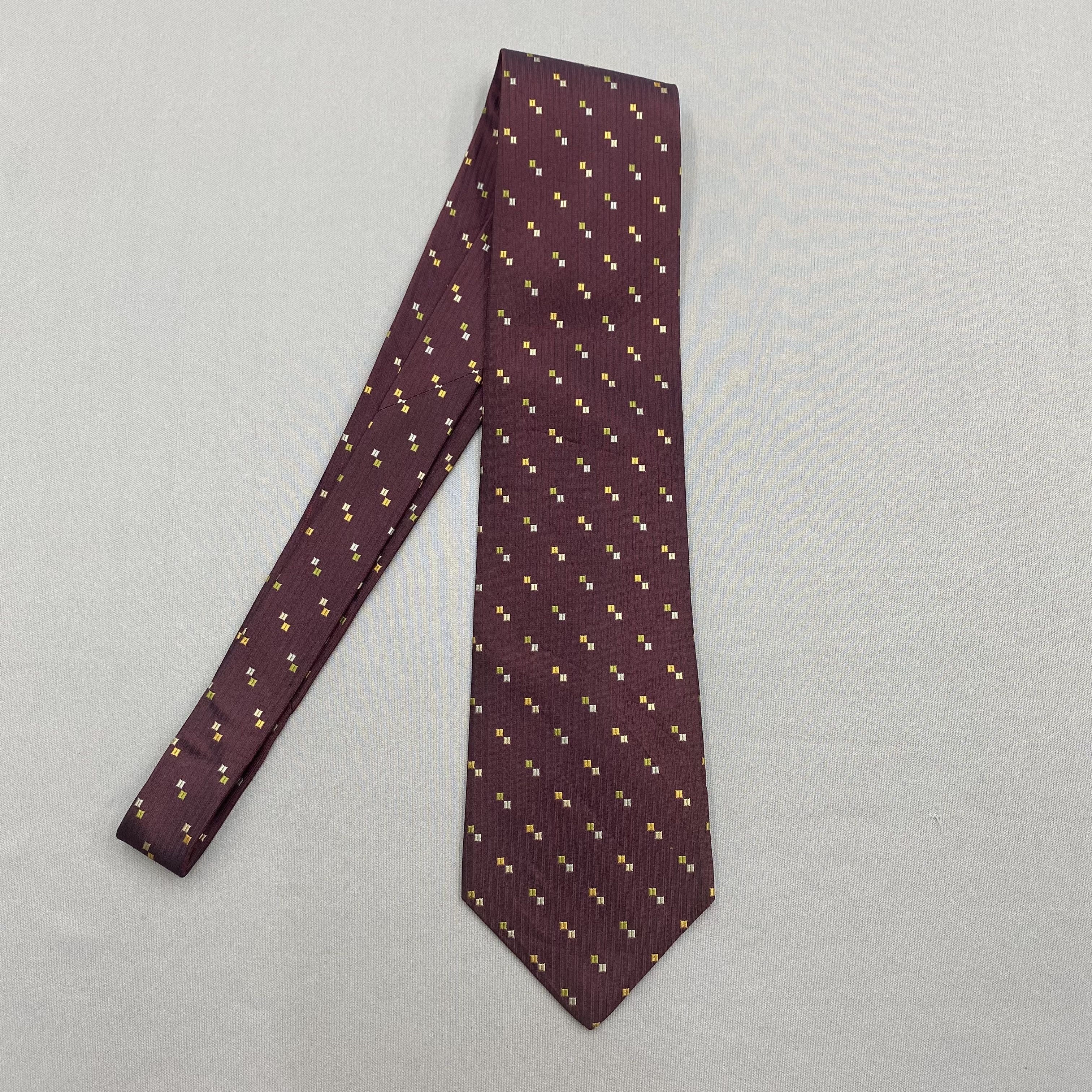 Japanese Brand Vintage Yves Saint Laurent SILK Necktie Cravate Pure Silk Size ONE SIZE - 4 Thumbnail