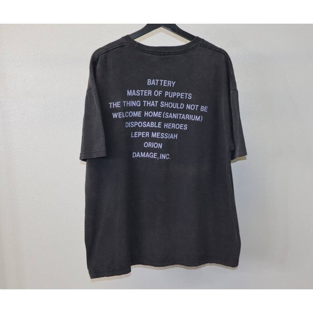 Giant Vintage 90s Metallica Master Of Puppets 1994 Giant Tag Size US XL / EU 56 / 4 - 2 Thumbnail