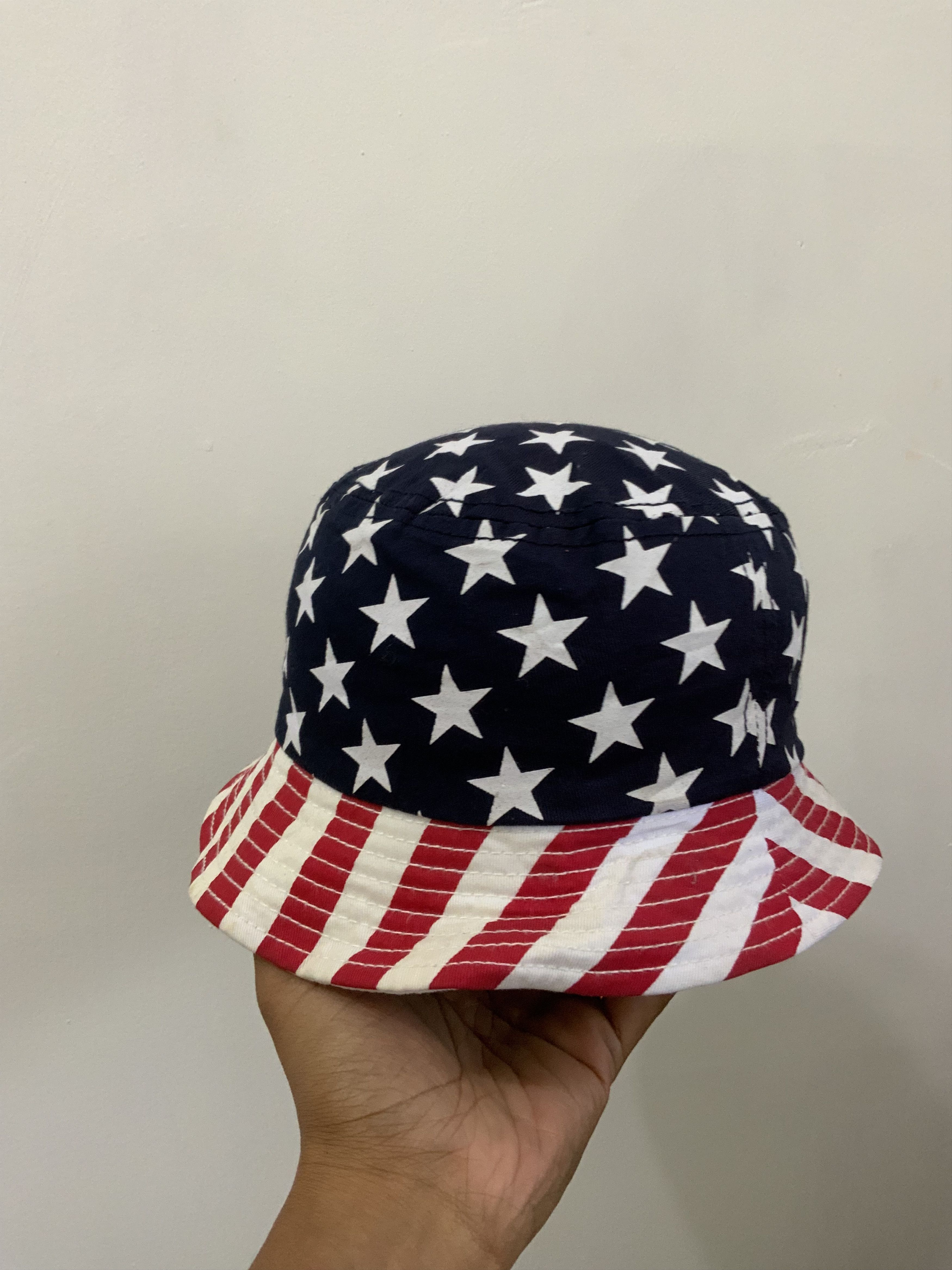 Union LA Union Flag Usa Avant Garde Bucket hat Size ONE SIZE - 4 Thumbnail