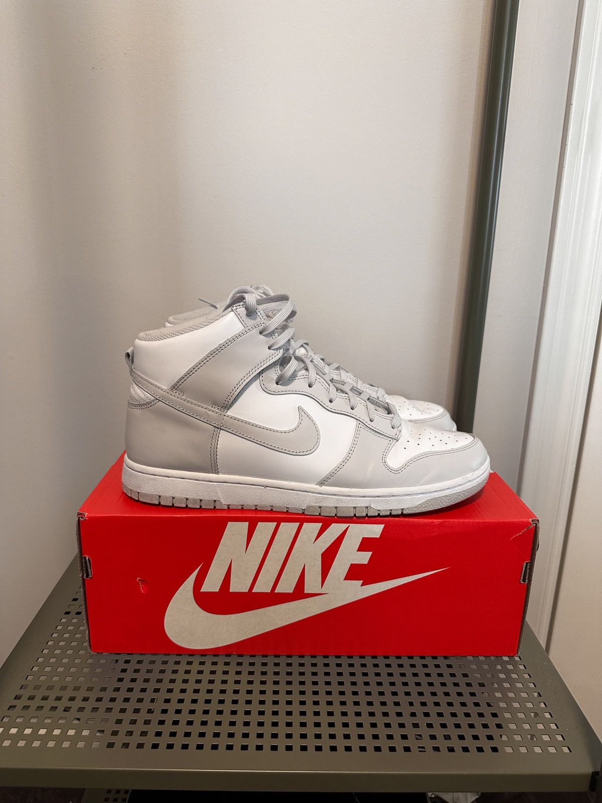Nike 💥LAST CALL💥 Nike Dunk High Retro ‘Vast Grey’ Size US 11.5 / EU 44-45 - 6 Thumbnail
