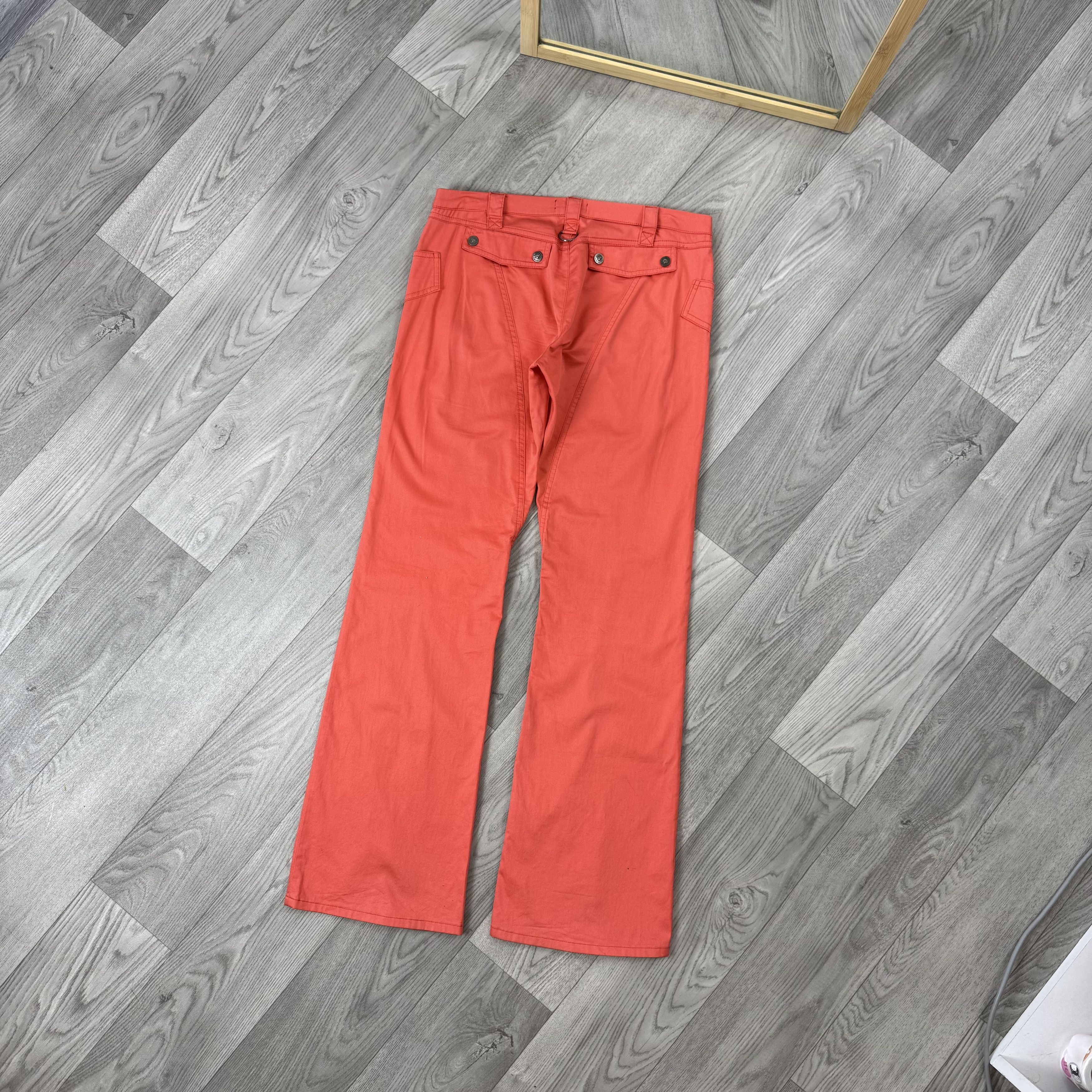 Versace Jeans Couture Vintage Versace Jeans Couture 00s Bootcut Flared Pants Jeans Size 26" / US 2 / IT 38 - 2 Thumbnail