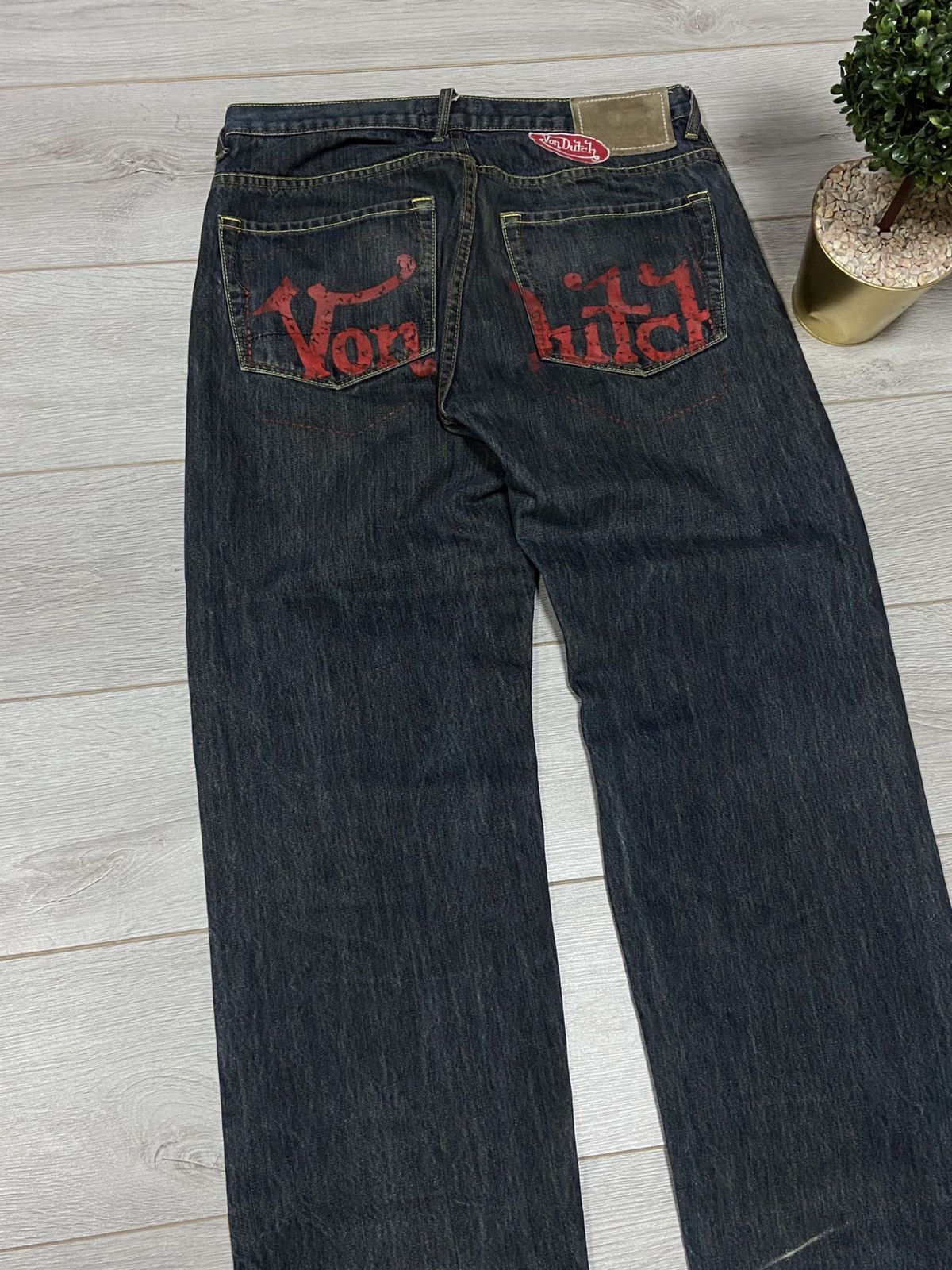 Von Dutch Von Dutch vintage jeans big logo spell out Size US 36 / EU 52 - 8 Thumbnail