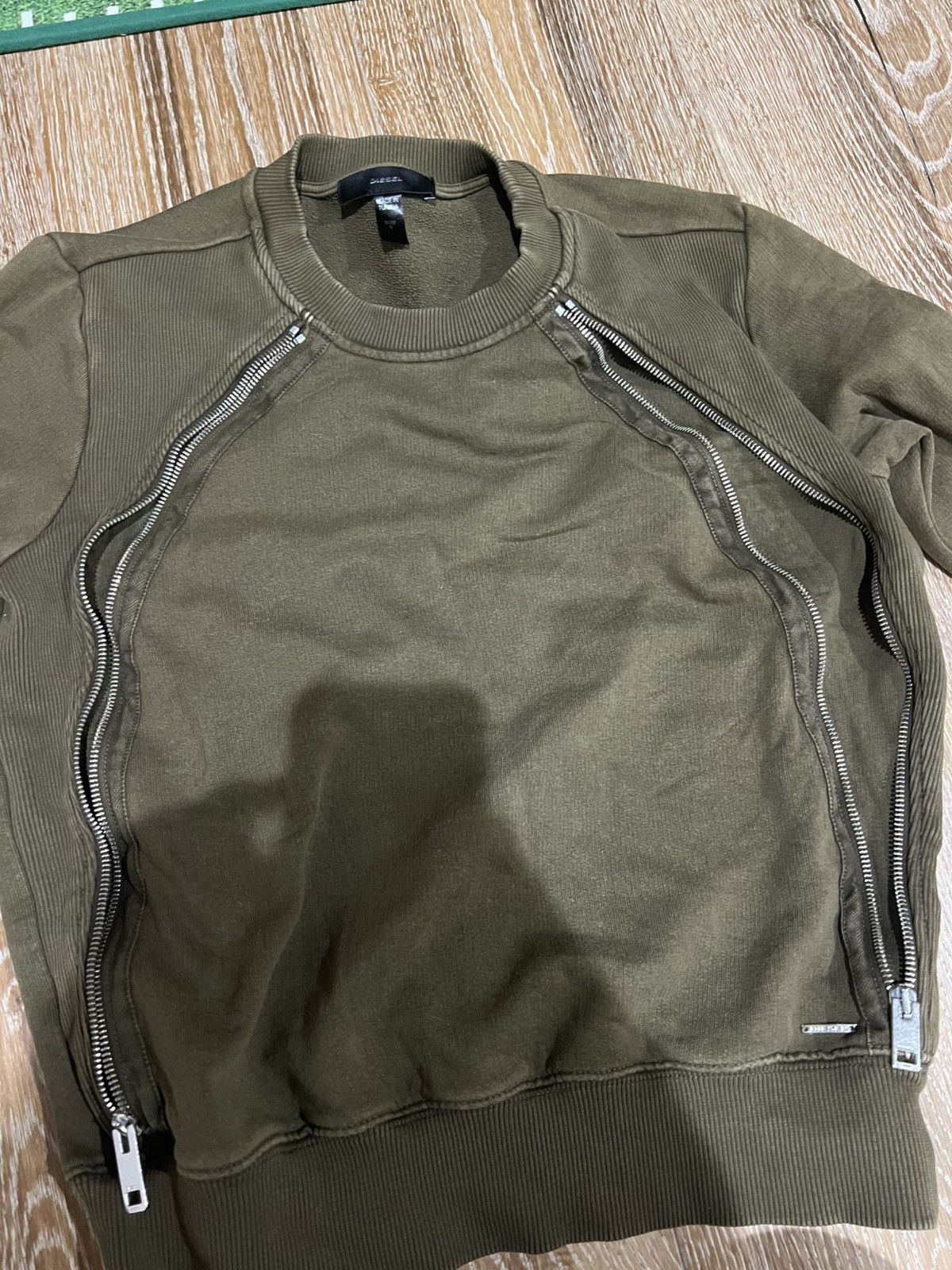 Diesel Diesel zipper crewneck Size S / US 4 / IT 40 - 2 Thumbnail