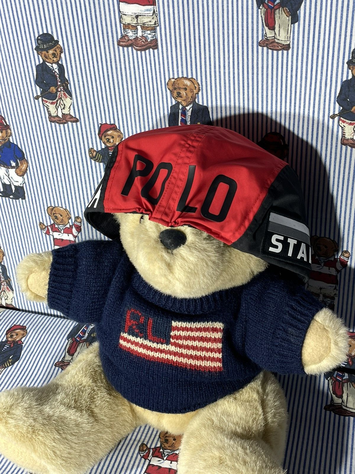 Polo Ralph Lauren × RRL Ralph Lauren × Ralph Lauren Long Bill Hat Polo Stadium 1992 Size ONE SIZE - 7 Thumbnail