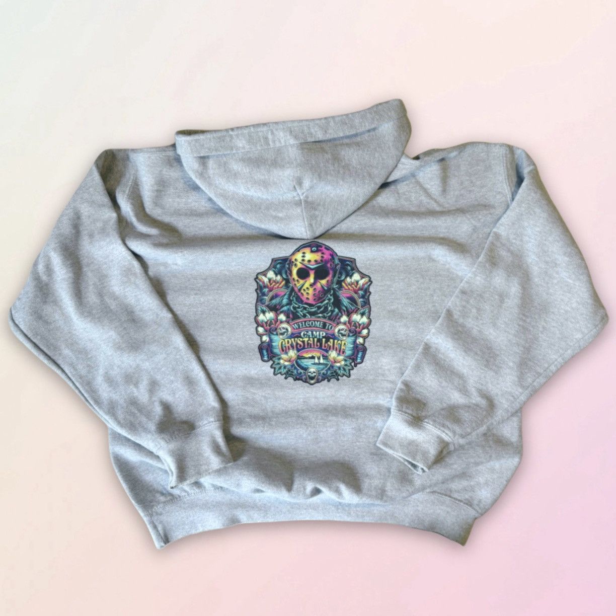 Gildan Camp Crystal Lake, Unisex, Horror Movie Theme Hoodie Size US L / EU 52-54 / 3 - 1 Thumbnail