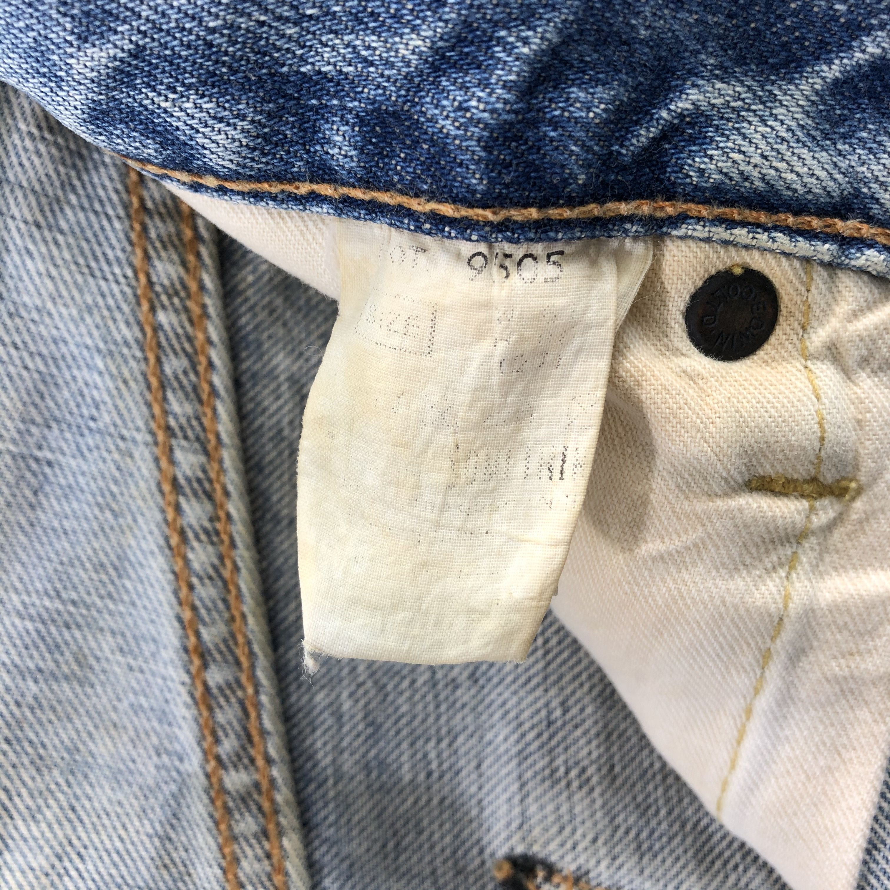 Edwin Size 25x30 Vintage Something Edwin 505 Jeans Selvedge Denim Size 25" / US 0 / IT 36 - 9 Thumbnail