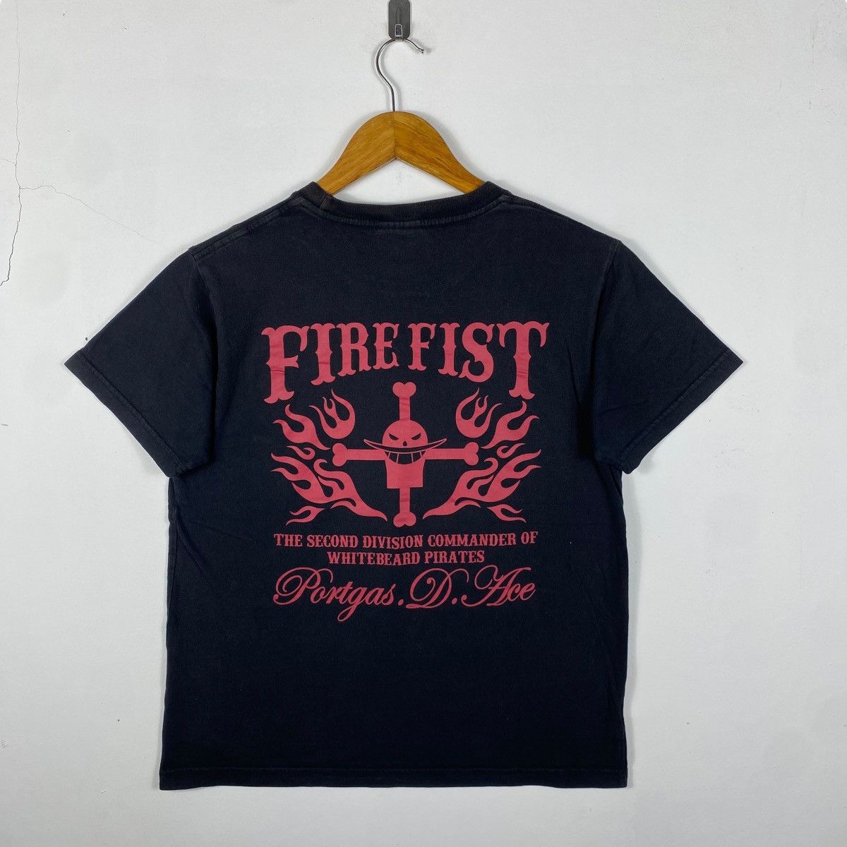 Anime Vintage 00s ONE PIECE Portgas D. Ace Fire Fist Anime Tee Size US M / EU 48-50 / 2 - 4 Thumbnail
