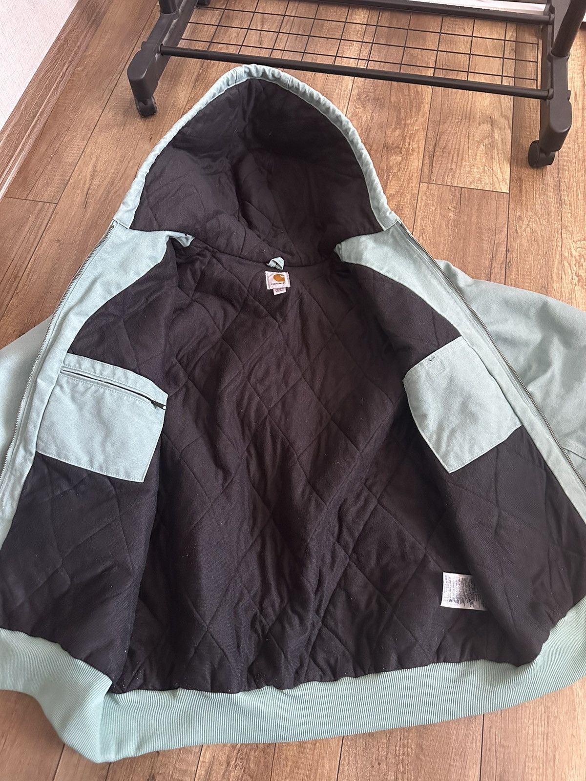 Carhartt Carhartt Active Zip Hooded Jacket Bomber 90s Size US L / EU 52-54 / 3 - 17 Thumbnail