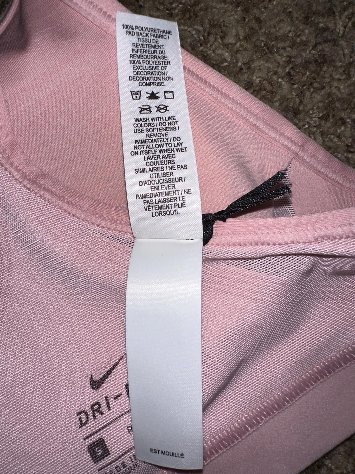 Nike Nike Women's Indy Black/White LS Padded U-Neck Sports Bra Size ONE SIZE - 8 Thumbnail
