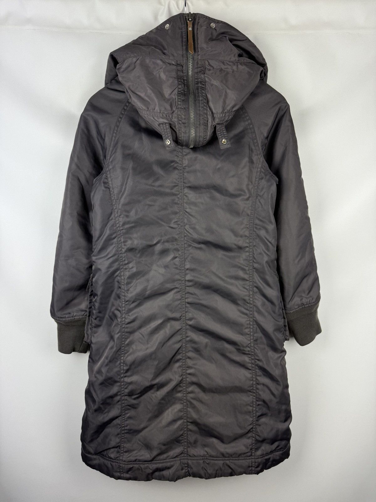 Diesel × Vintage Diesel Vintage Ladies Y2K Nylon Hooded Parka Jacket Size S Size S / US 4 / IT 40 - 13 Thumbnail