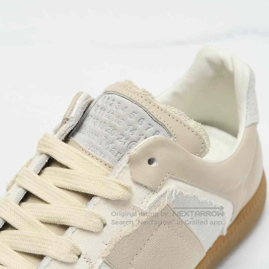 Maison Margiela Maison Margiela Men's Contrast Distressed Trainer. Size US 8 / EU 41 - 3 Thumbnail