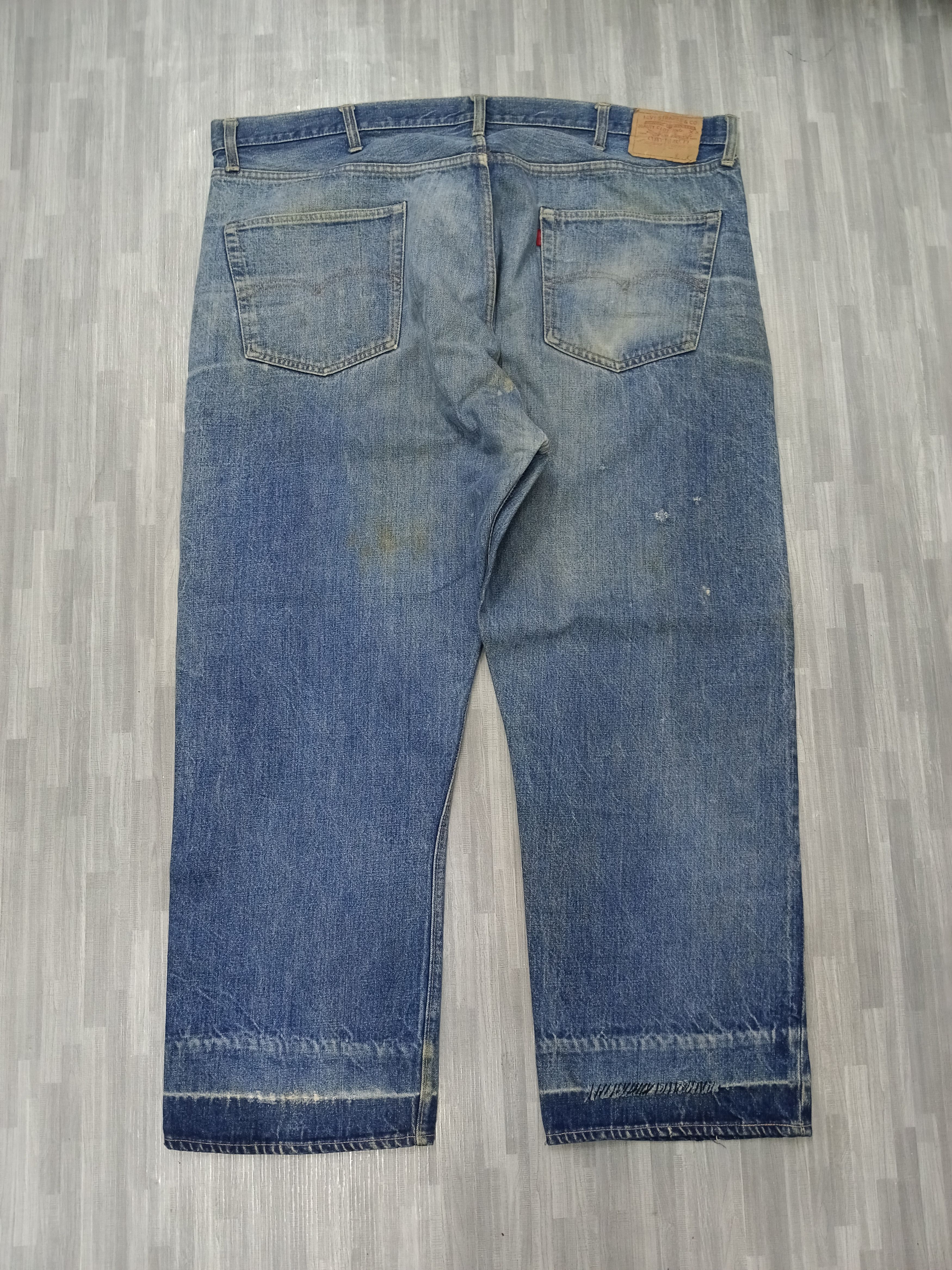 Levi's TRUE VINTAGE COLLECTOR ITEM RARE SIZE 70s 501 SELVEDGE Size US 44 / EU 60 - 3 Thumbnail