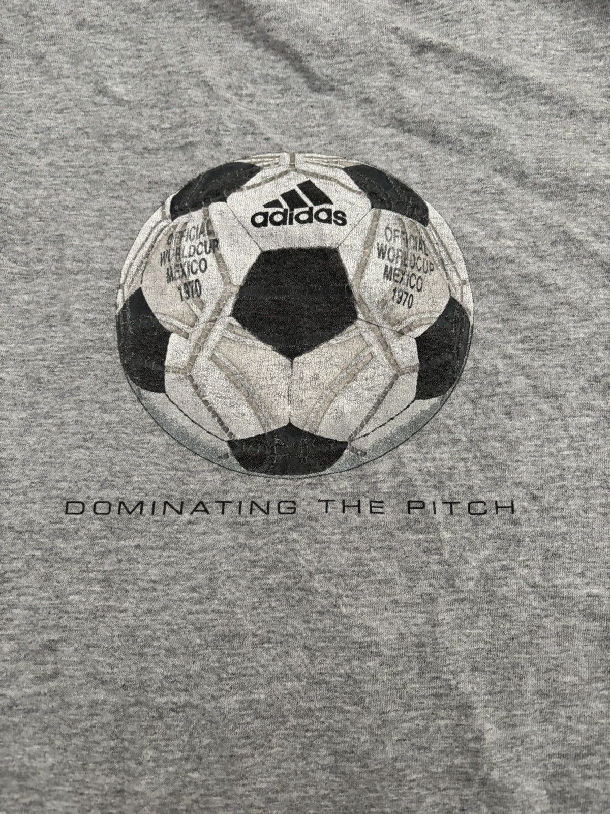 Adidas Vintage Adidas Soccer T Shirt Size US XXL / EU 58 / 5 - 2 Thumbnail
