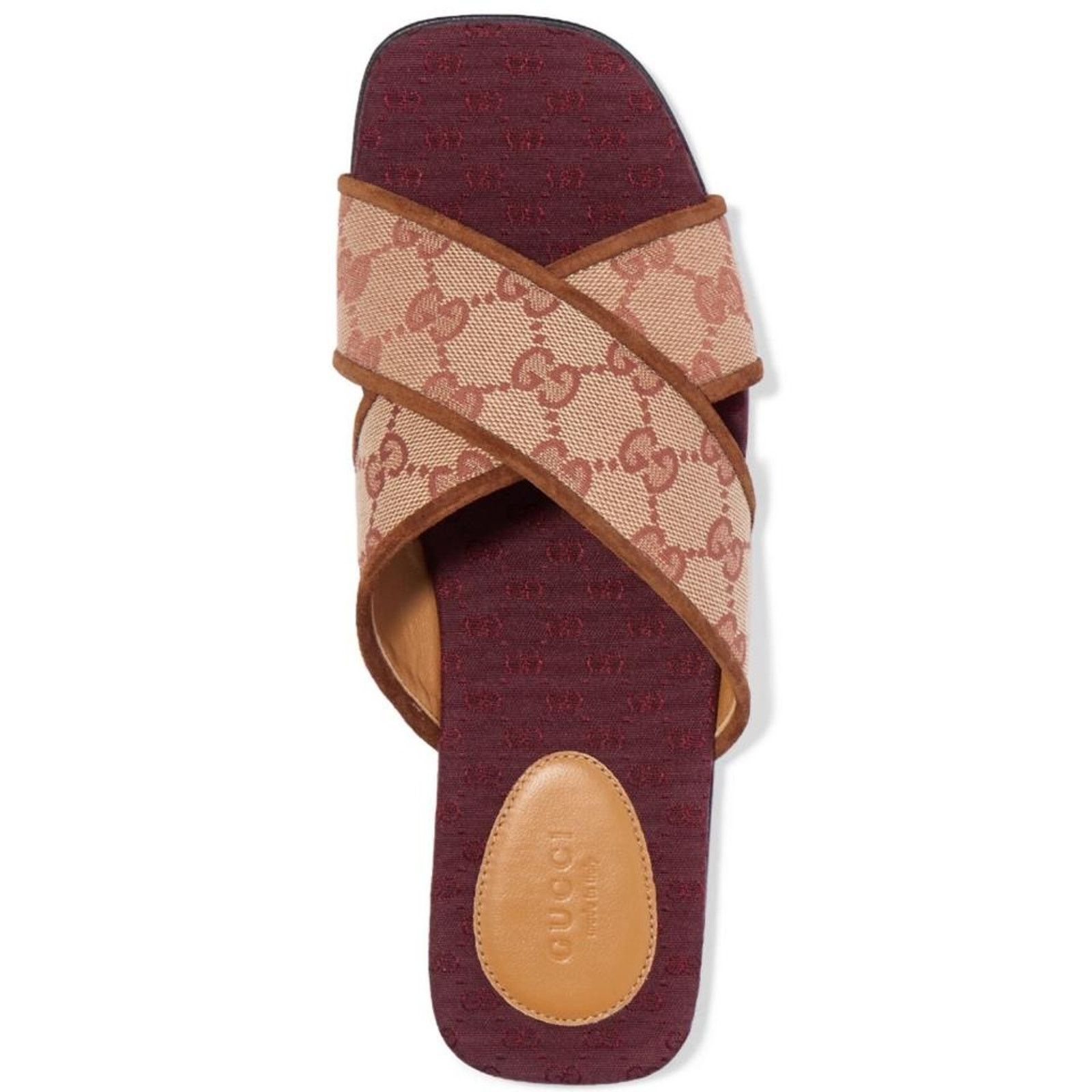 Gucci Senior original GG supreme logo slides sandals Size US 8 / IT 38 - 6 Thumbnail