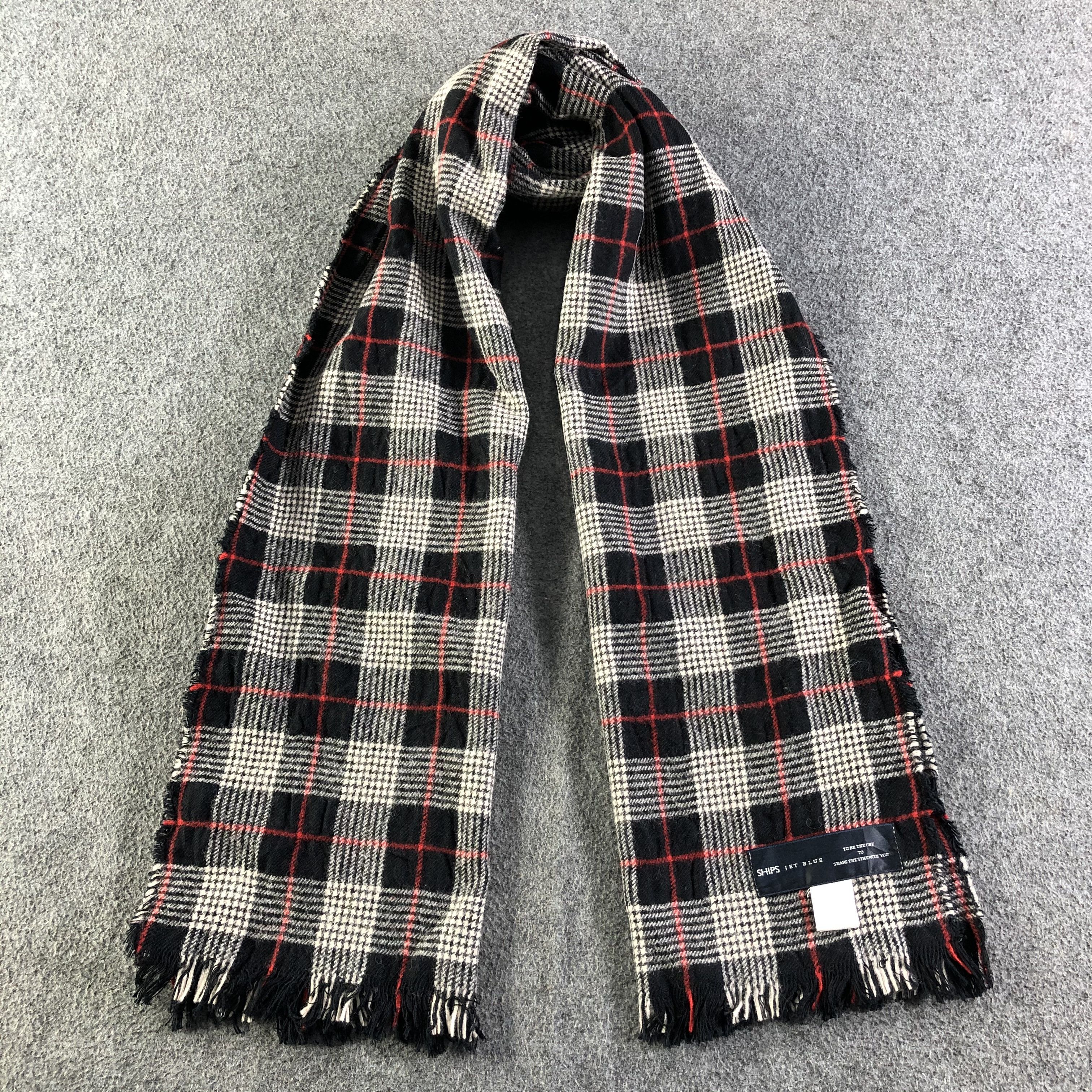 Ships Jet Blue Ships Jet Blue Scarf / Muffler / Neckwear P574 Size ONE SIZE - 1 Thumbnail