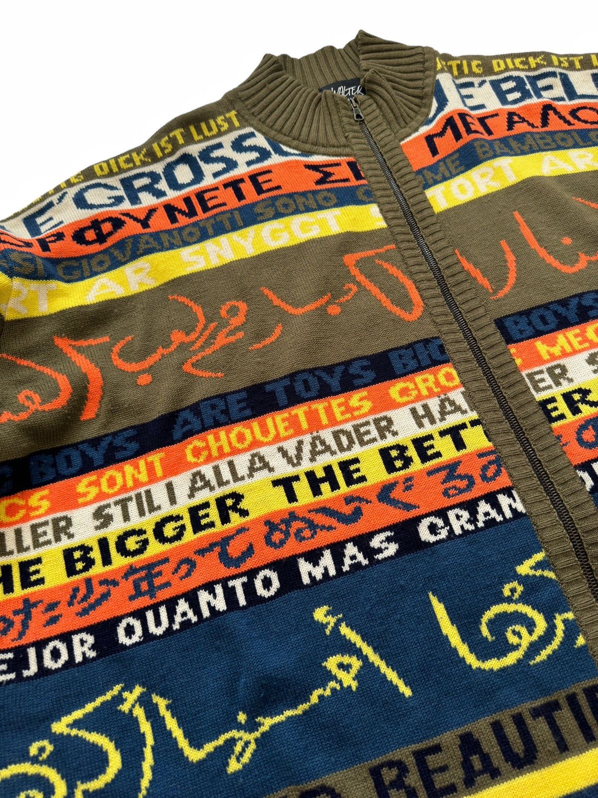 Walter Van Beirendonck 1986~ Horny Languages Oversized Knit Size US L / EU 52-54 / 3 - 10 Thumbnail