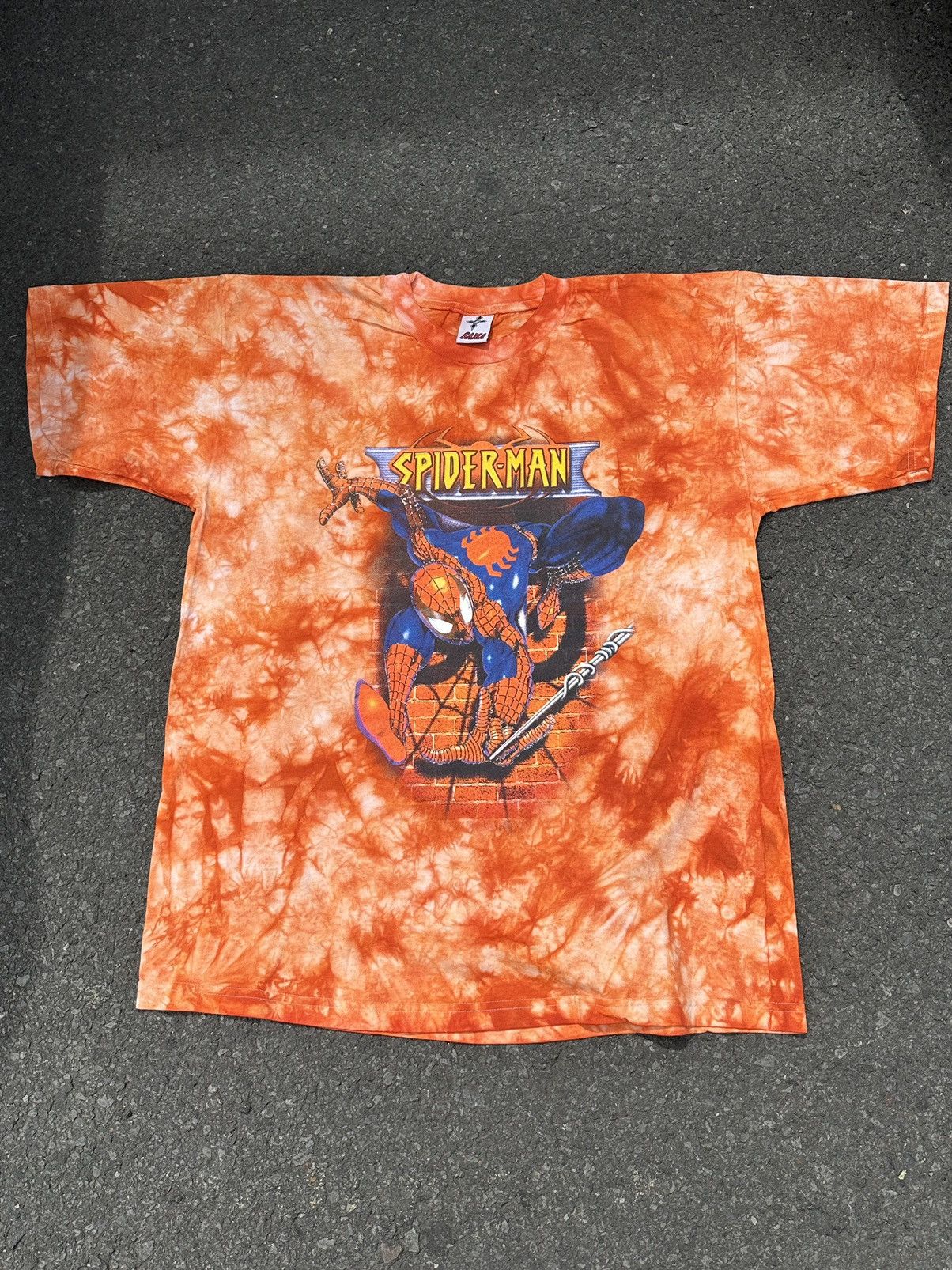 Vintage SPIDERMAN TIE DYE Size US XL / EU 56 / 4 - 1 Thumbnail
