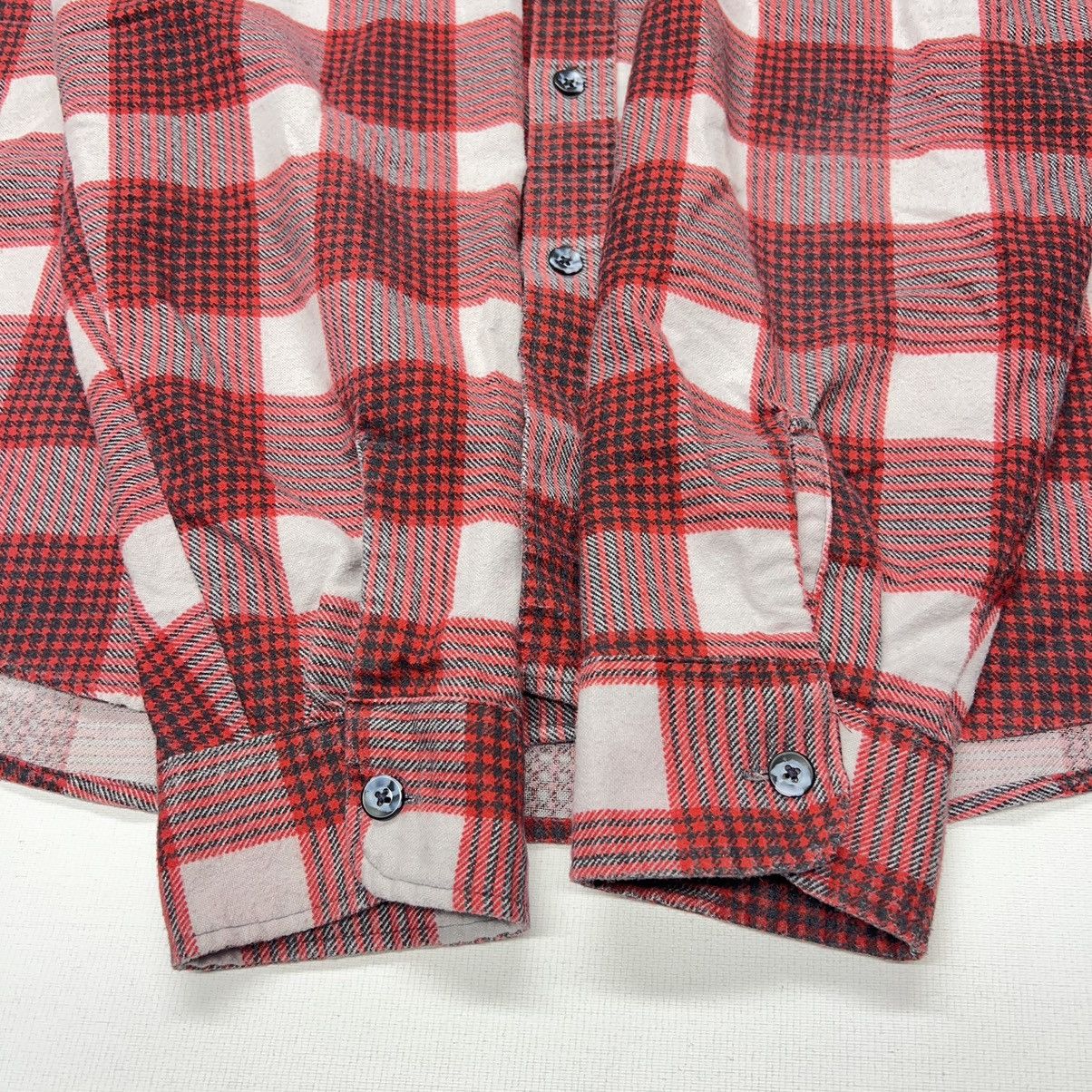 Fieldmaster × Vintage VTG Fieldmaster Flannel Shirt Red Plaid Button Up Outdoor Size US XXL / EU 58 / 5 - 8 Thumbnail