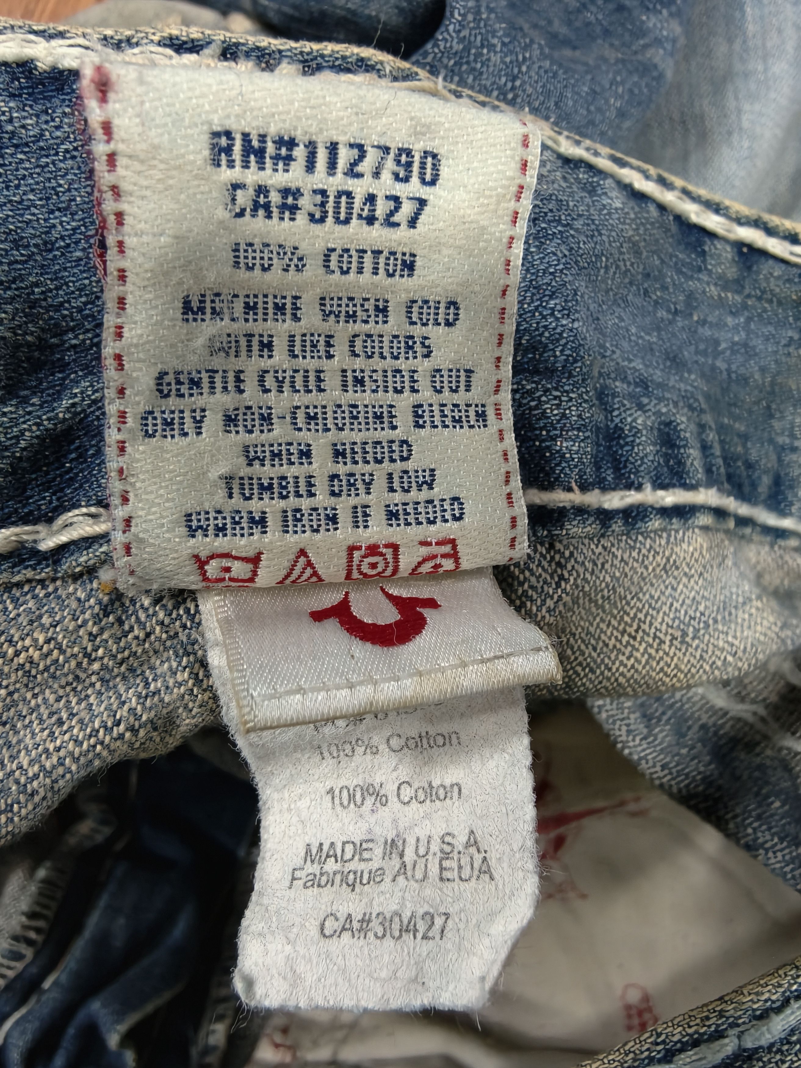 True Religion VINTAGE 2007 True Religion Jeans Size 34 BILLY SUPER T Blue Size US 34 / EU 50 - 5 Thumbnail