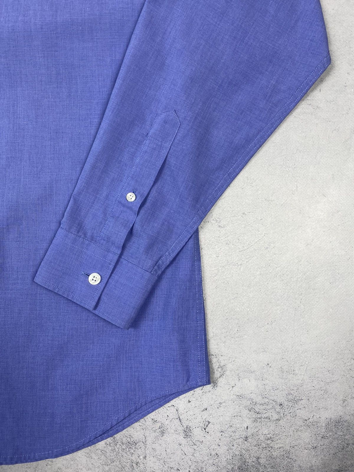 Yves Saint Laurent Yves Saint Laurent Luxury Button Up Long Sleeve Shirt Size US L / EU 52-54 / 3 - 4 Thumbnail