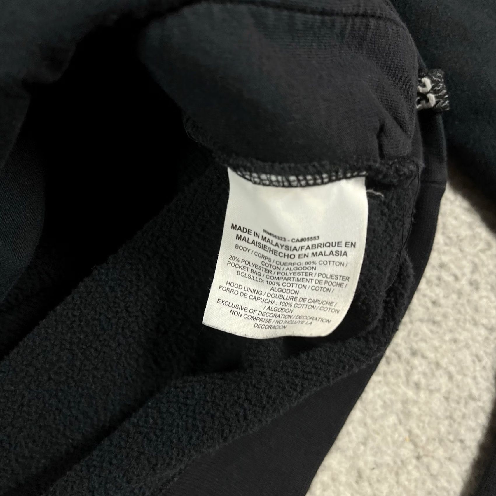 Jordan Brand VINTAGE Nike Air Jordan Hoodie Men L Pullover Sweatshirt Jumpman VTG Y2K Basketball AOP Size US L / EU 52-54 / 3 - 3 Thumbnail