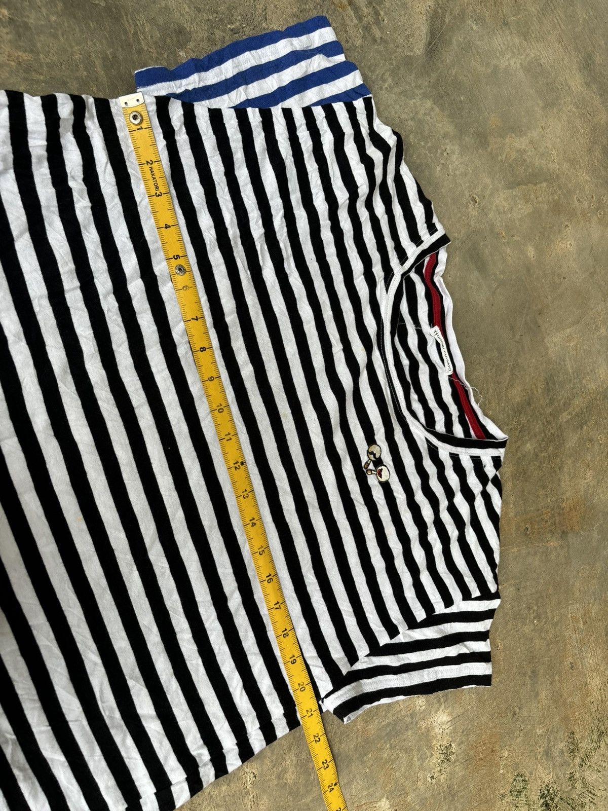Tsumori Chisato Tsumori Chisato Issey Miyake Stripe Tshirt Size ONE SIZE - 9 Thumbnail