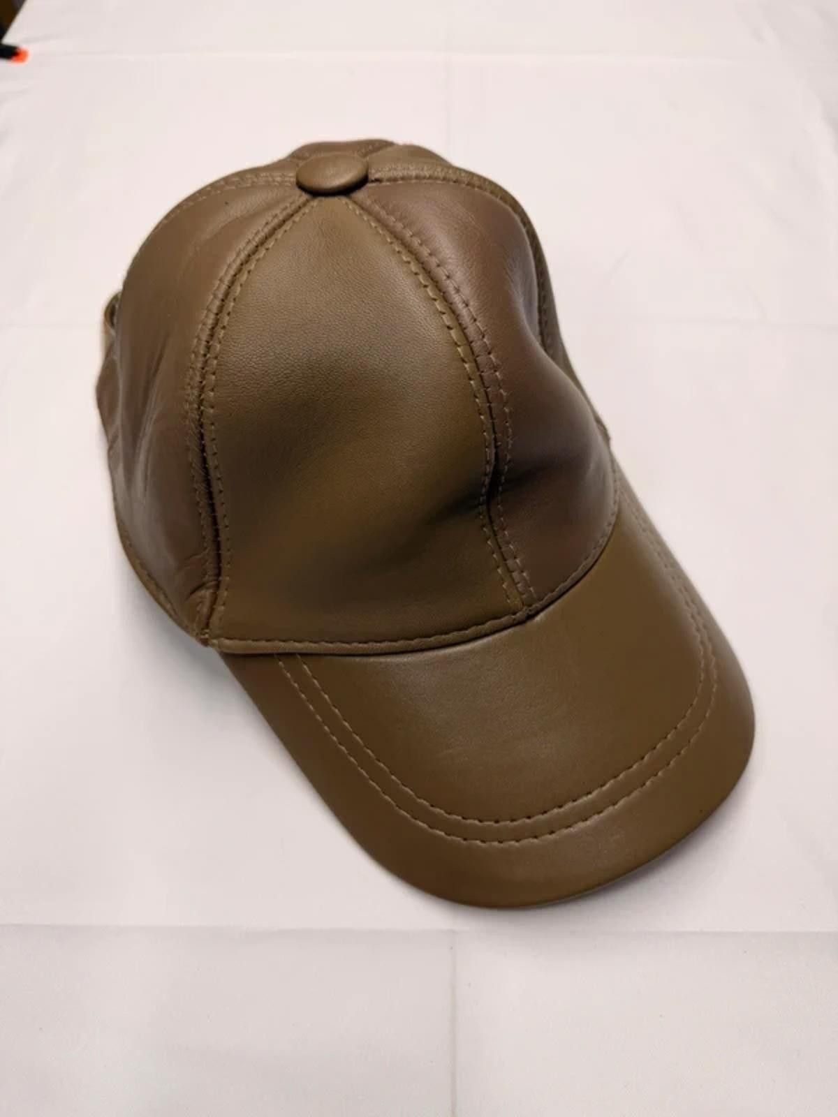 Other NEW Leather Baseball Cap - Premium Hat #025 Size ONE SIZE - 1 Thumbnail