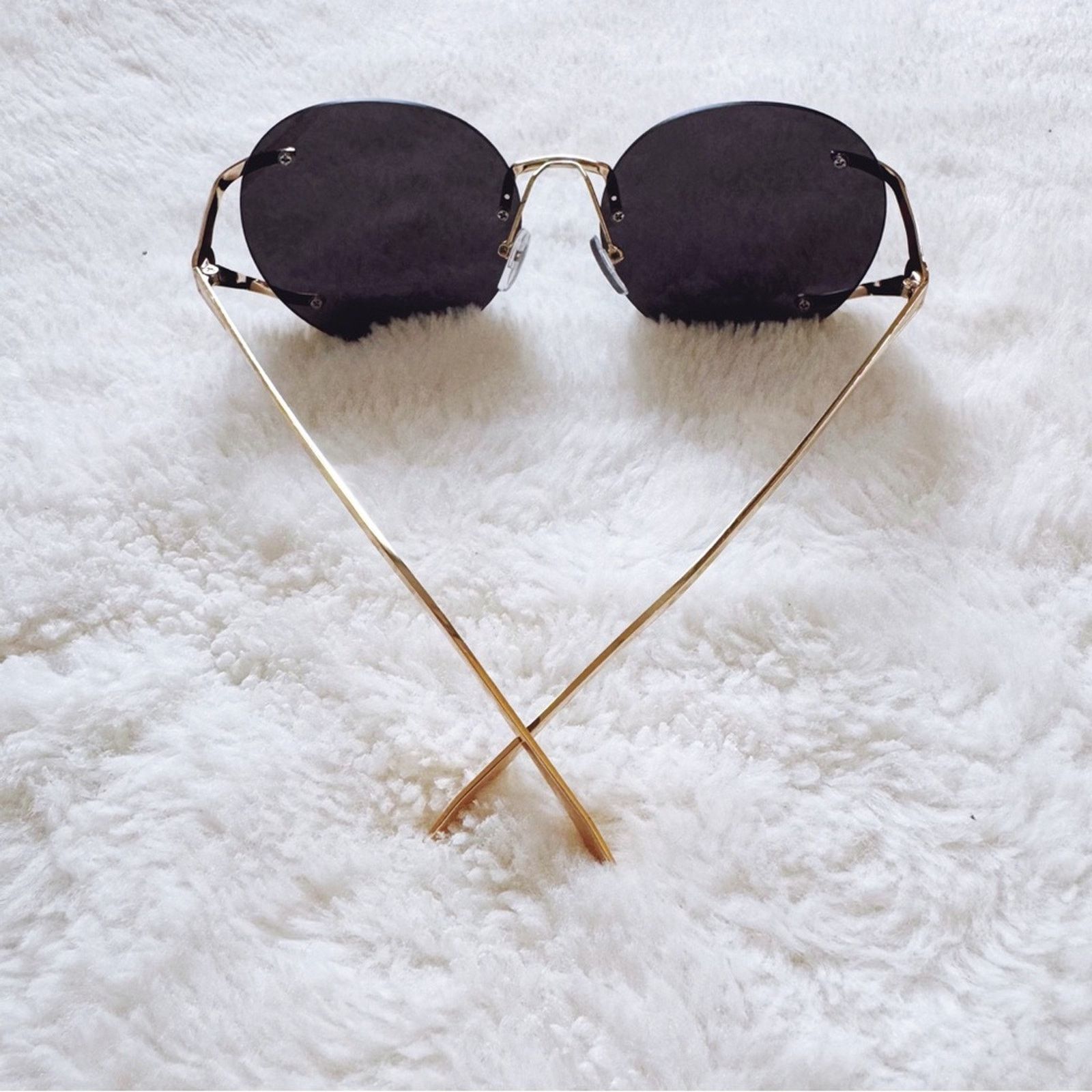 Other Ruth Black Round Metal Sunglasses Size ONE SIZE - 10 Thumbnail