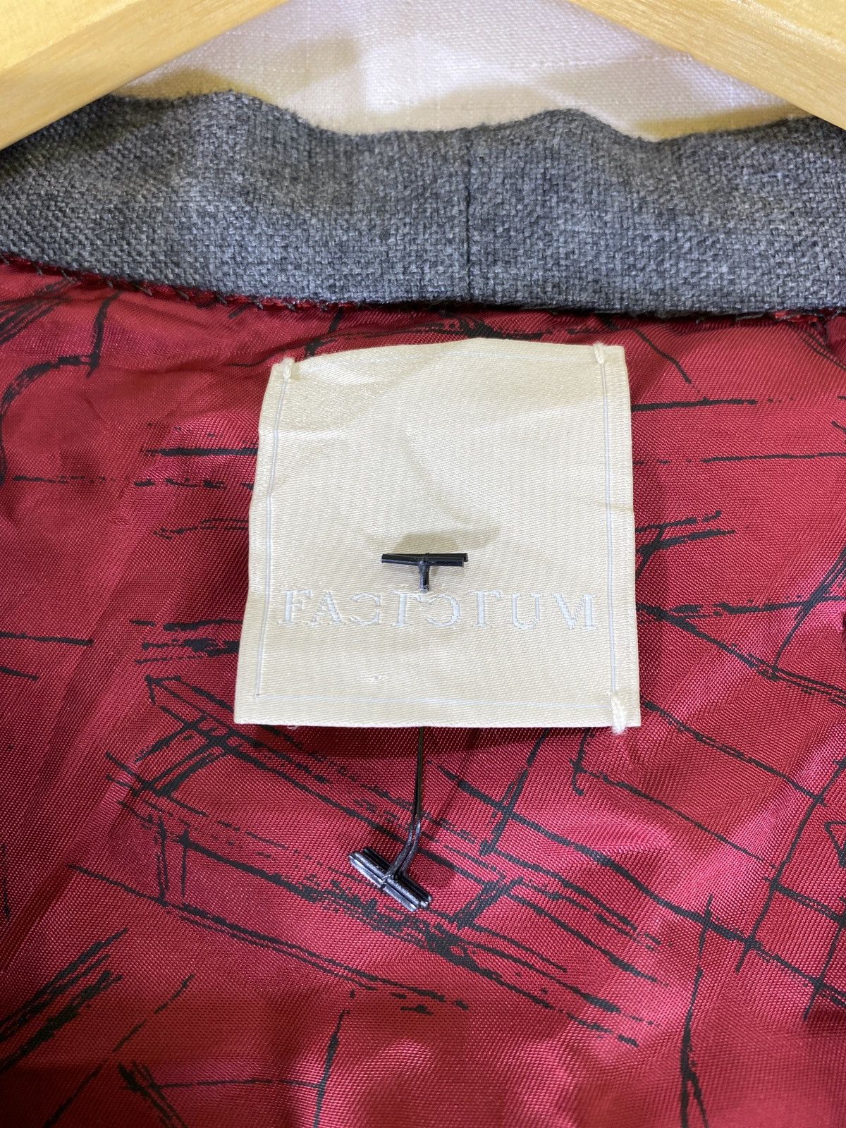 FACTOTUM side button vest office Size 42S - 3 Thumbnail