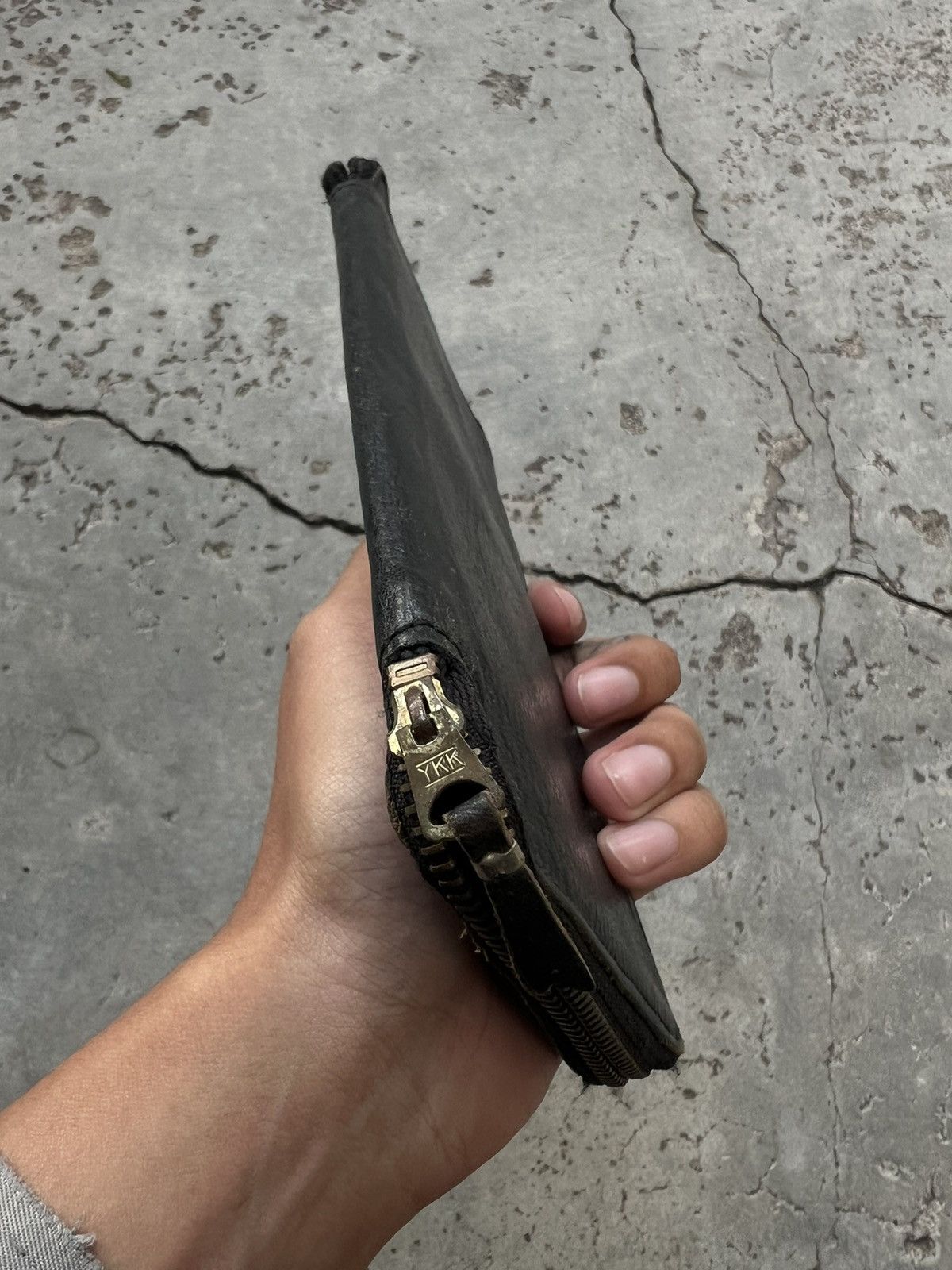 Comme des Garcons Vintage 90s Comme des Garcons Tricot Leather Wallet Size ONE SIZE - 8 Thumbnail