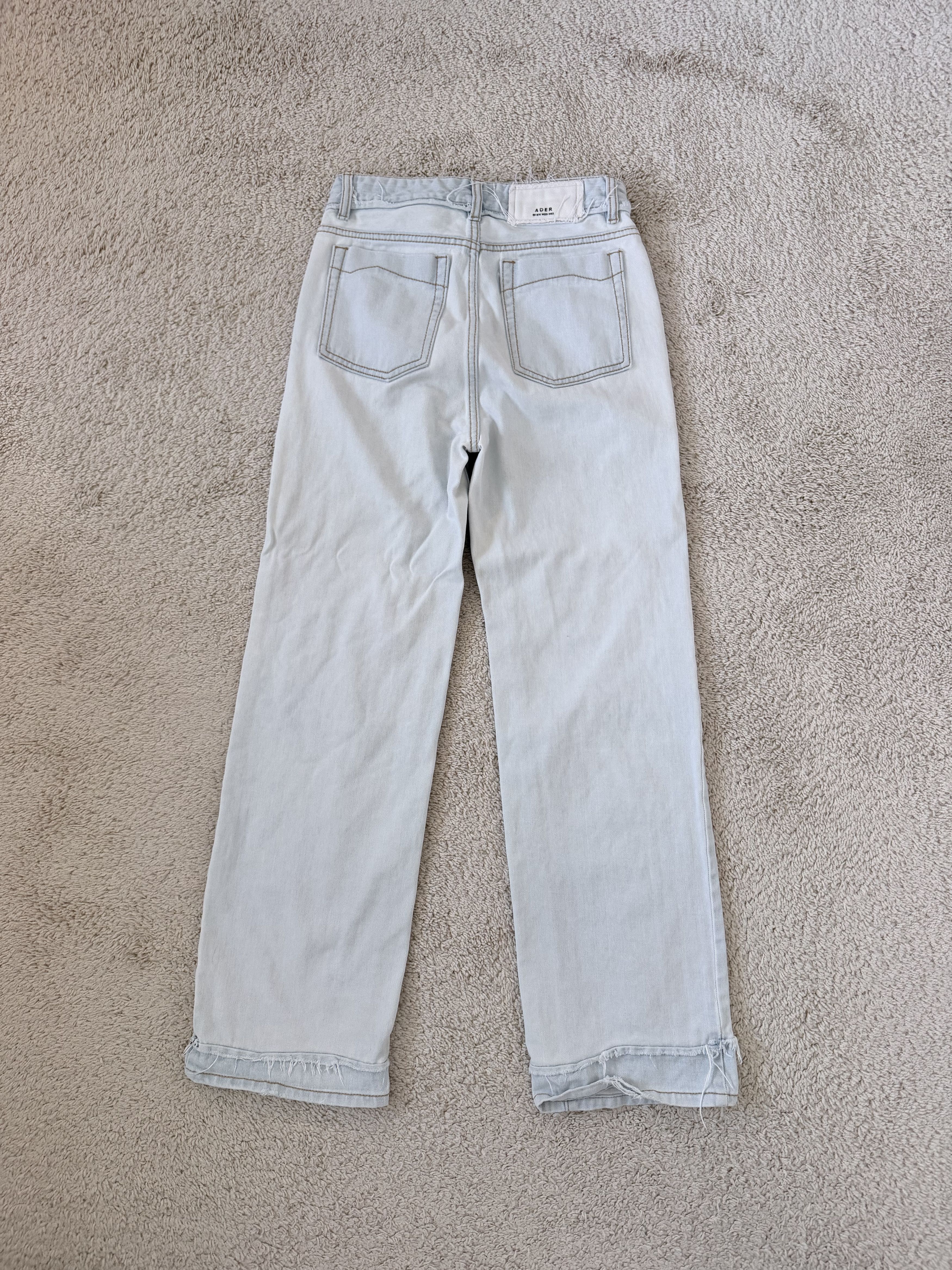 Ader Error Ader Error Light Wash Distressed Jeans Size US 28 / EU 44 - 2 Thumbnail