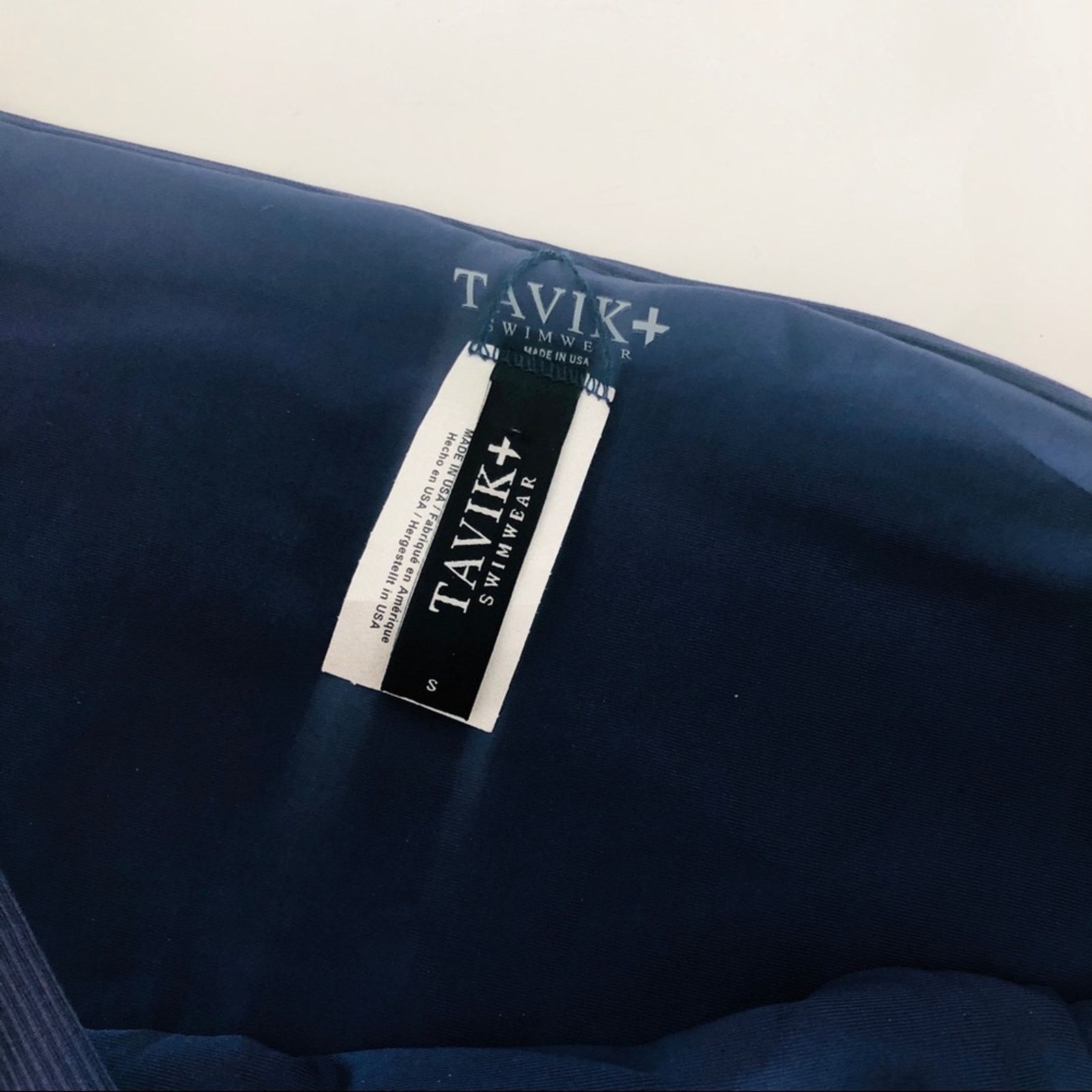 Anthropologie NEW TAVIK REVOLVE Navy Blue Textured Striped Bikini Bottom Size ONE SIZE - 3 Thumbnail