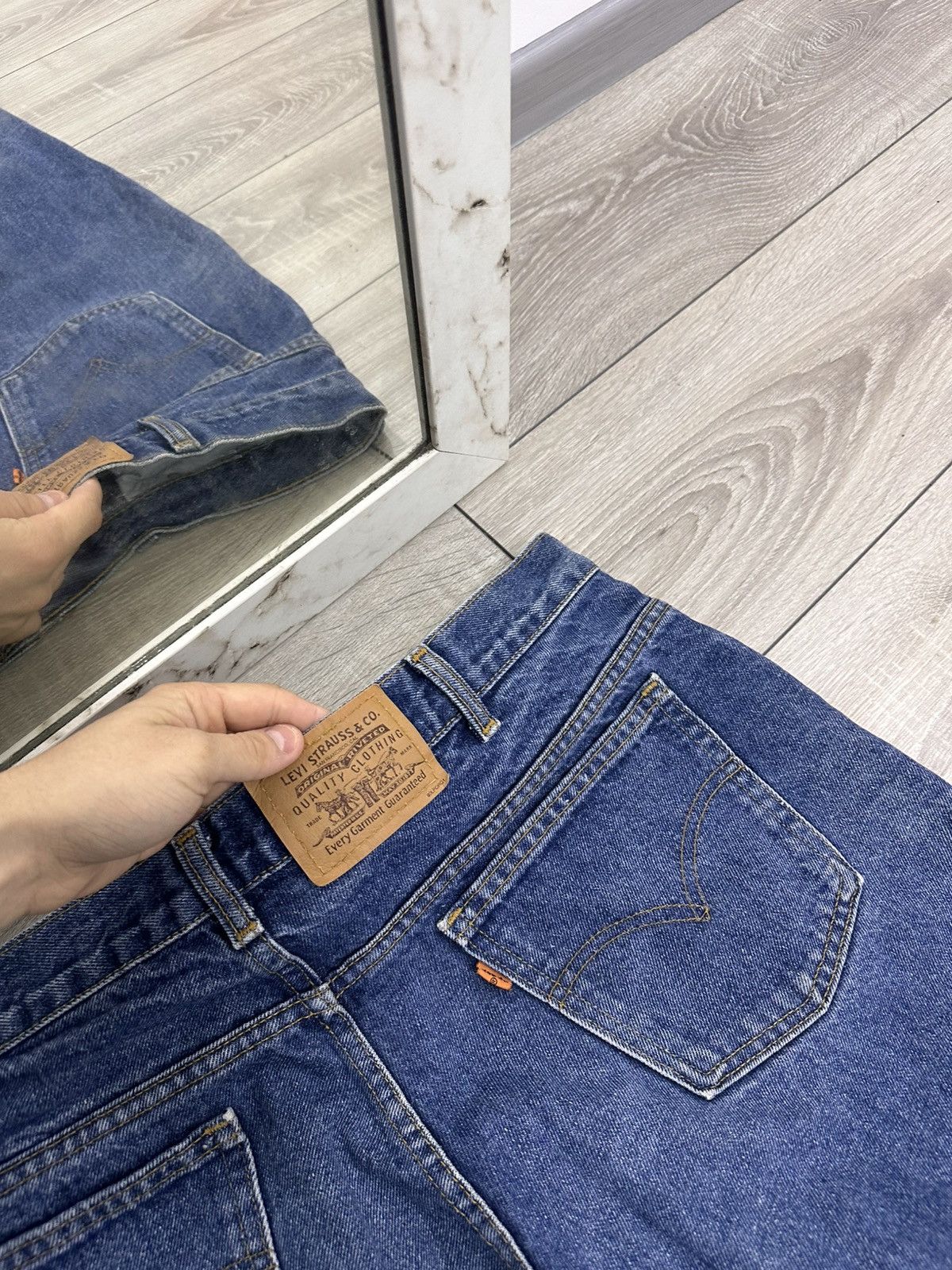 Levi's Levis Orange Tab 80s Made in Canada Jeans 40x34 Size US 40 / EU 56 - 5 Thumbnail