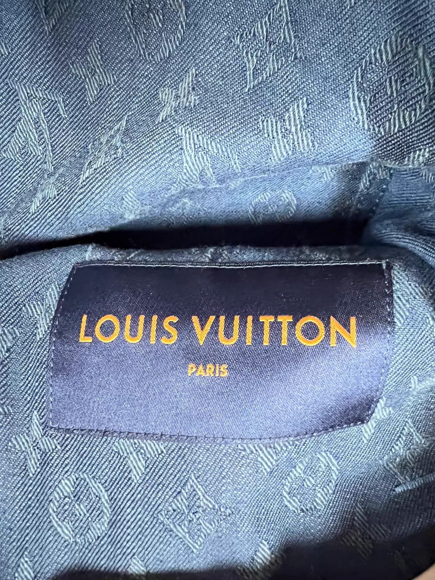 Louis Vuitton LV blue Monogram denim jacket 44 Size US S / EU 44-46 / 1 - 3 Thumbnail