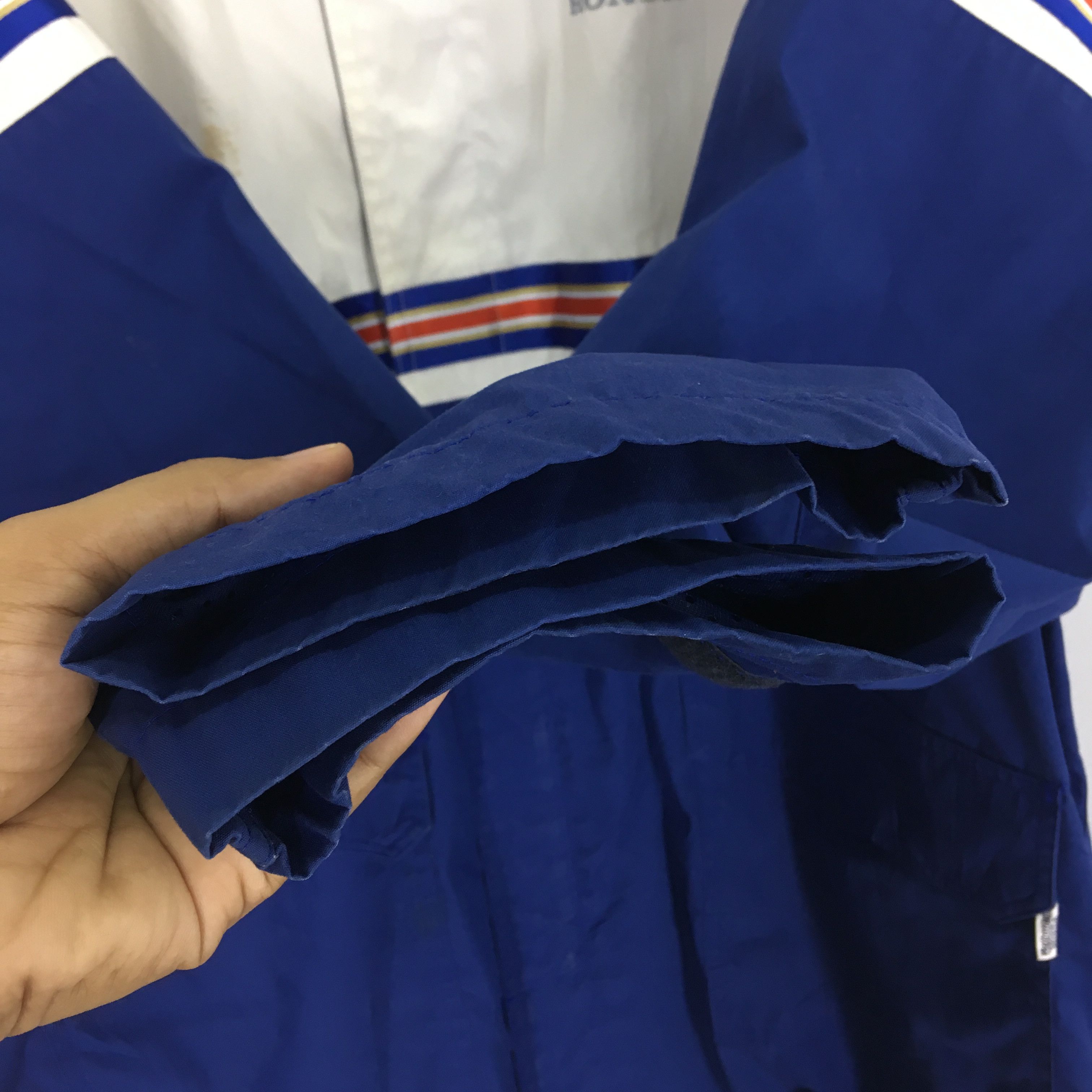 Honda Vintage 90s Honda Rothmans Racing Team Motorsports Jacket Size US L / EU 52-54 / 3 - 10 Thumbnail