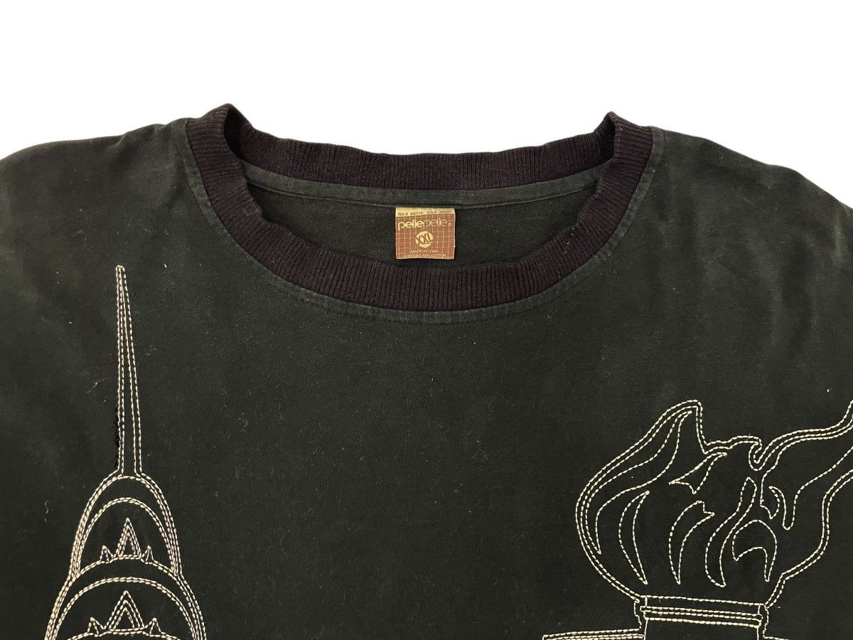 Pelle Pelle × Vintage Pellepelle big logo sewing long sleeve tee Size US XXL / EU 58 / 5 - 5 Thumbnail