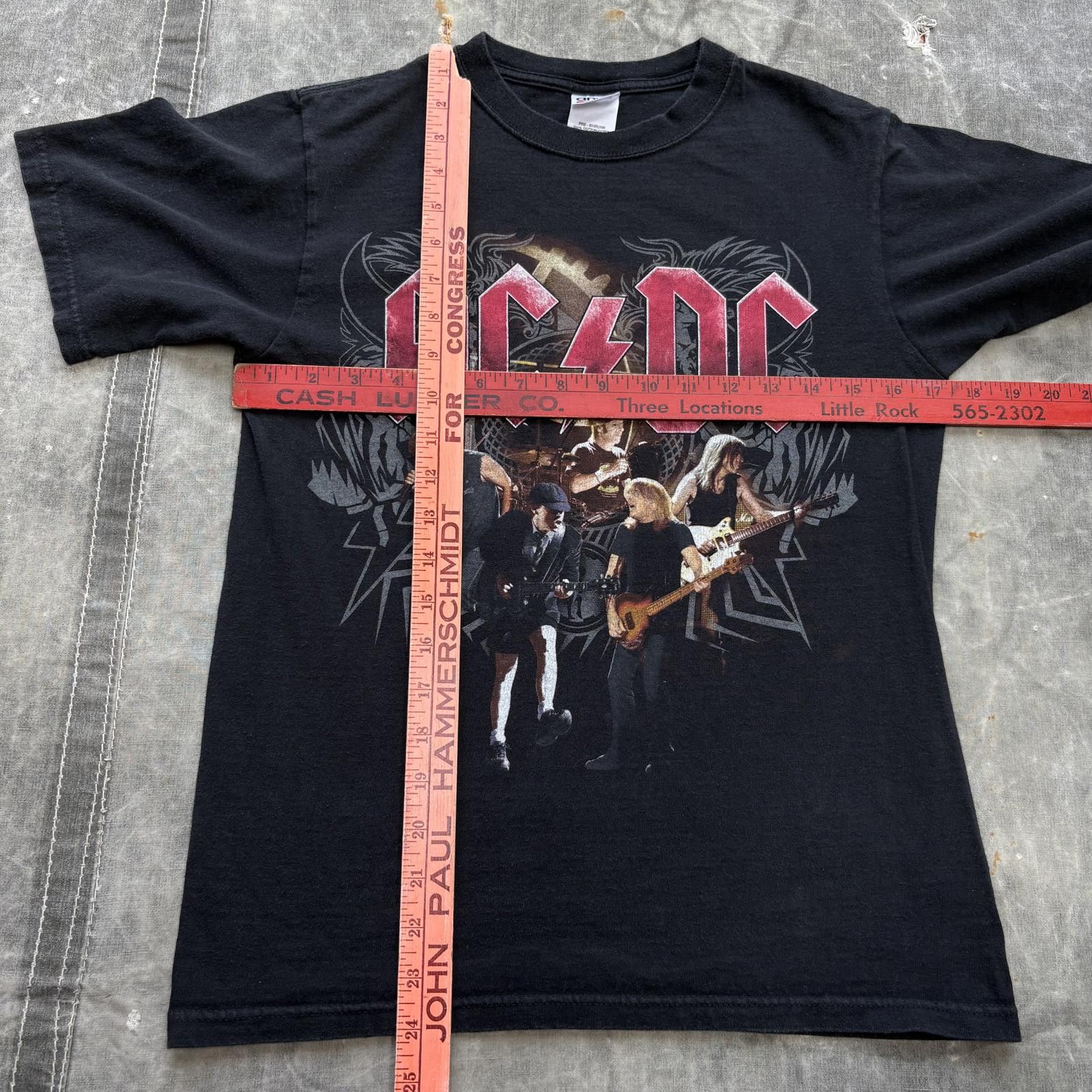 AC/DC Vintage Y2K AC/DC Black Ice Grunge Rock Music Band Shirt Size US S / EU 44-46 / 1 - 4 Thumbnail