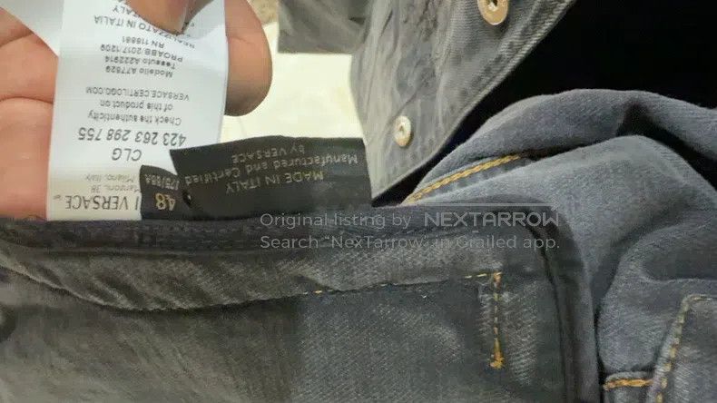 Versace Versace Grey denim vest jacket Size US M / EU 48-50 / 2 - 5 Thumbnail