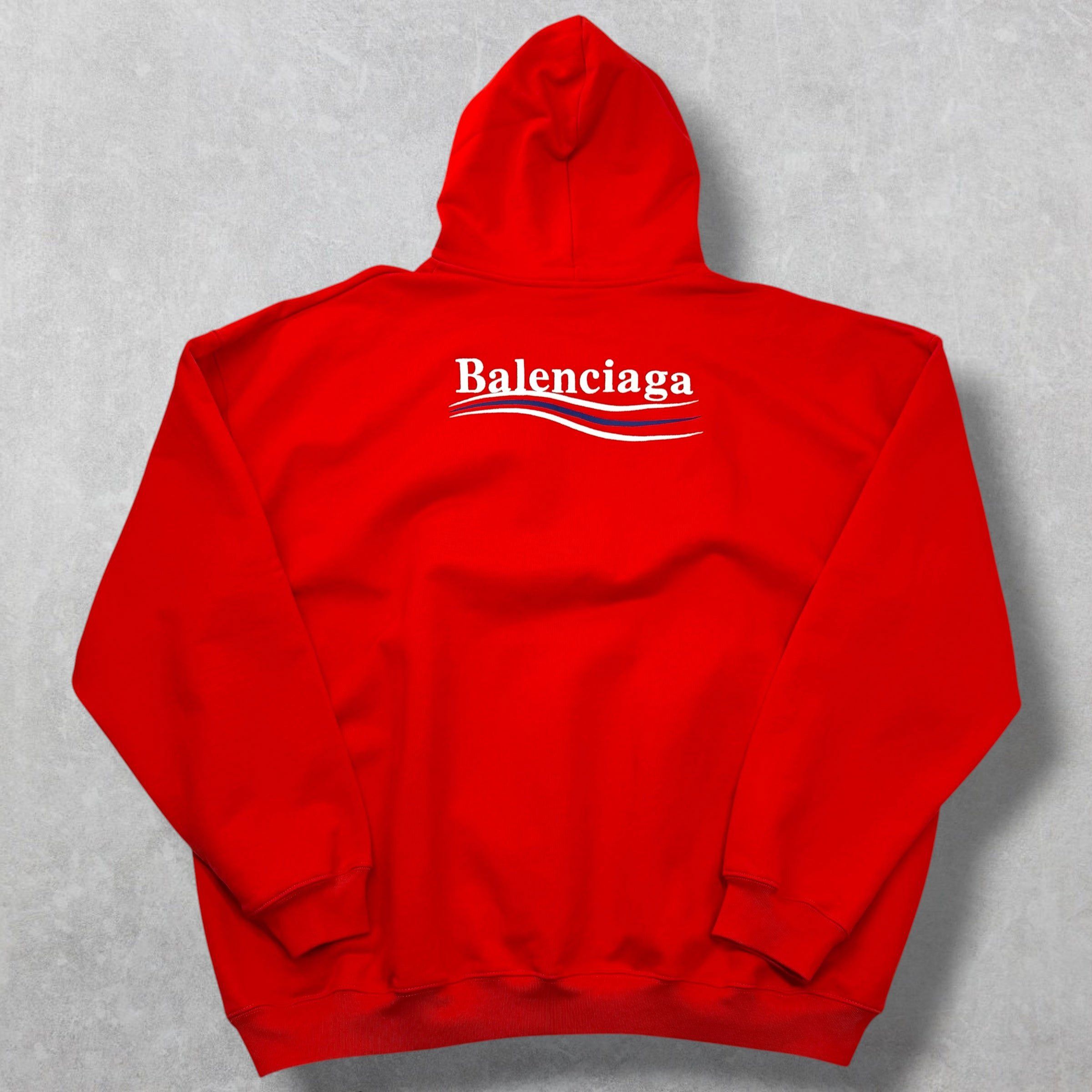 Balenciaga Balenciaga Political Campaign Hoodie S (XXXL) Size US S / EU 44-46 / 1 - 1 Thumbnail
