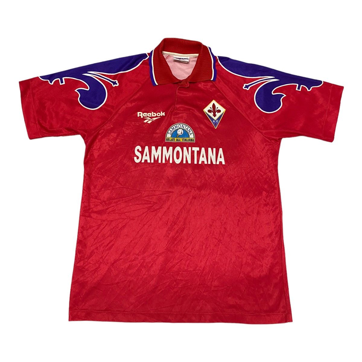 Vintage Vintage ACF Fiorentina 1995-97 Third Jersey Football (C1) Size US XL / EU 56 / 4 - 1 Thumbnail