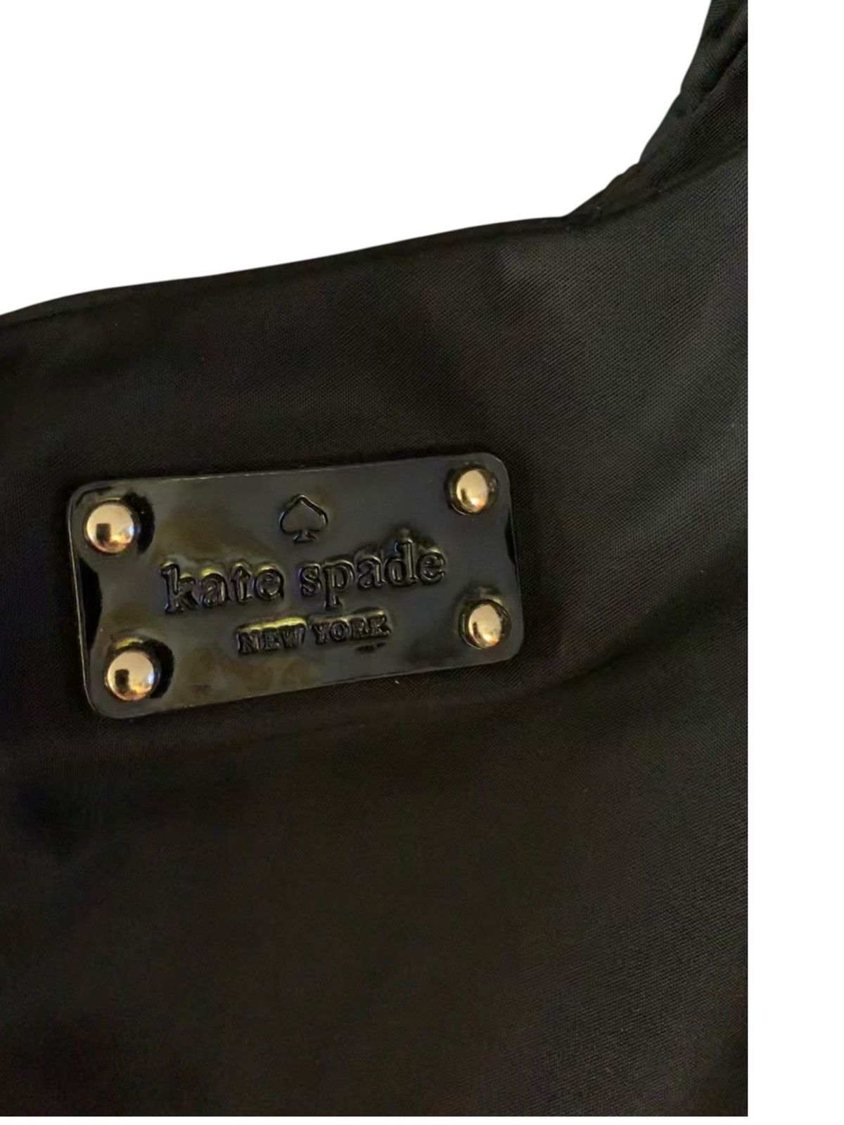 Kate Spade Kate Spade Stevie Black Nylon Patent Leather Satchel Bag Size ONE SIZE - 5 Thumbnail