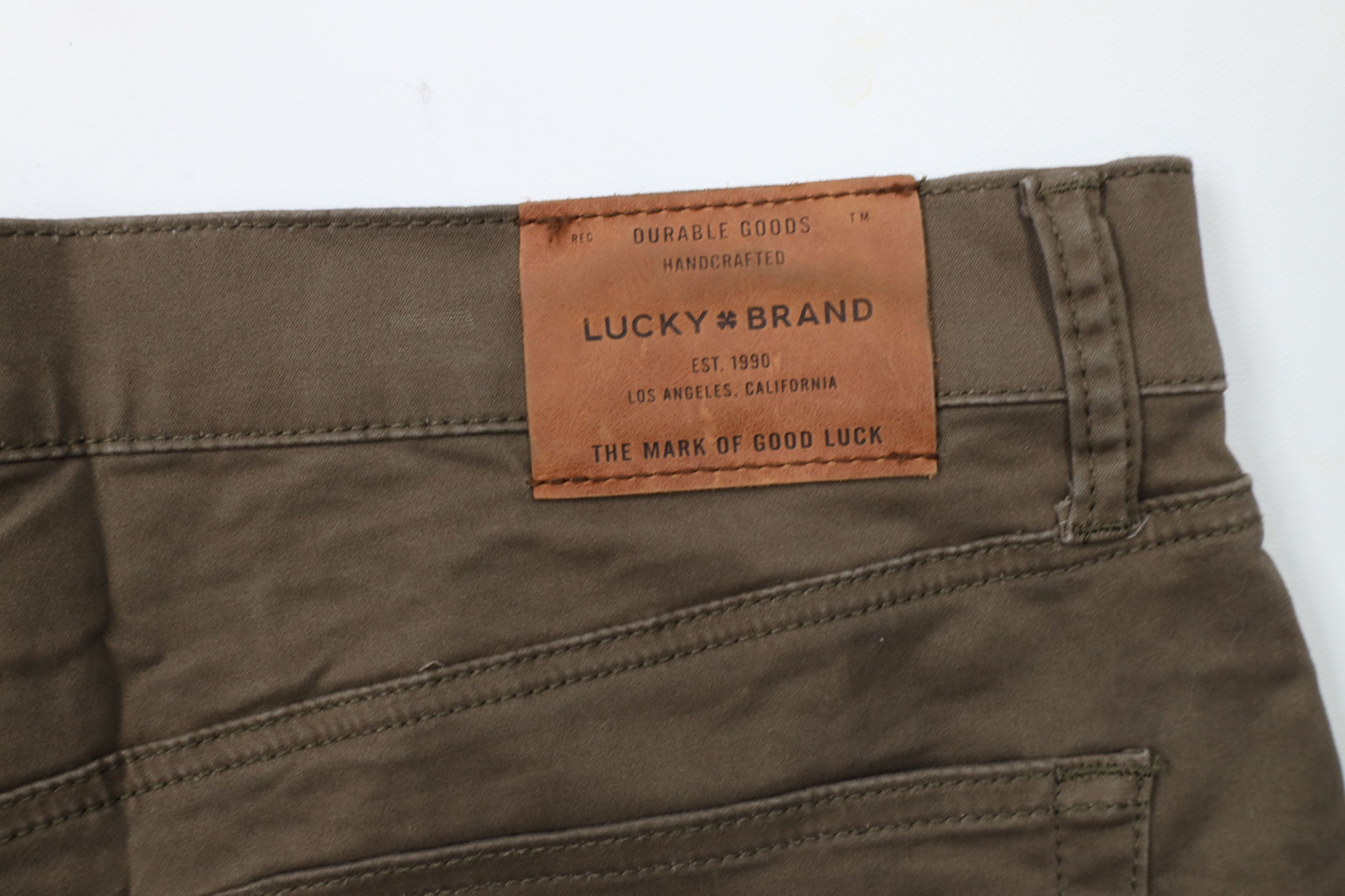 Lucky Brand × Vintage Vintage Y2K Lucky Brand 121 Slim Fit Straight Leg Pants Size US 36 / EU 52 - 12 Thumbnail