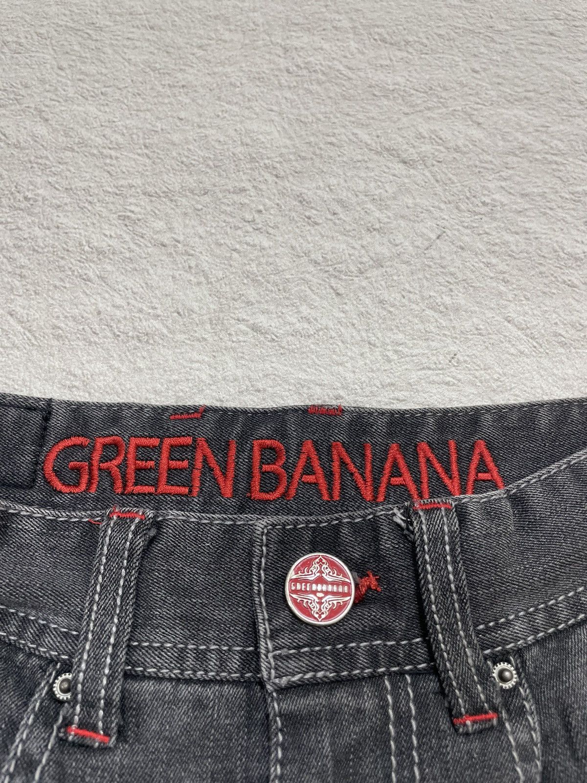 Hysteric Glamour 2000s Green Skull Embroidery Cargo Denim Y2K Size US 26 / EU 42 - 9 Thumbnail