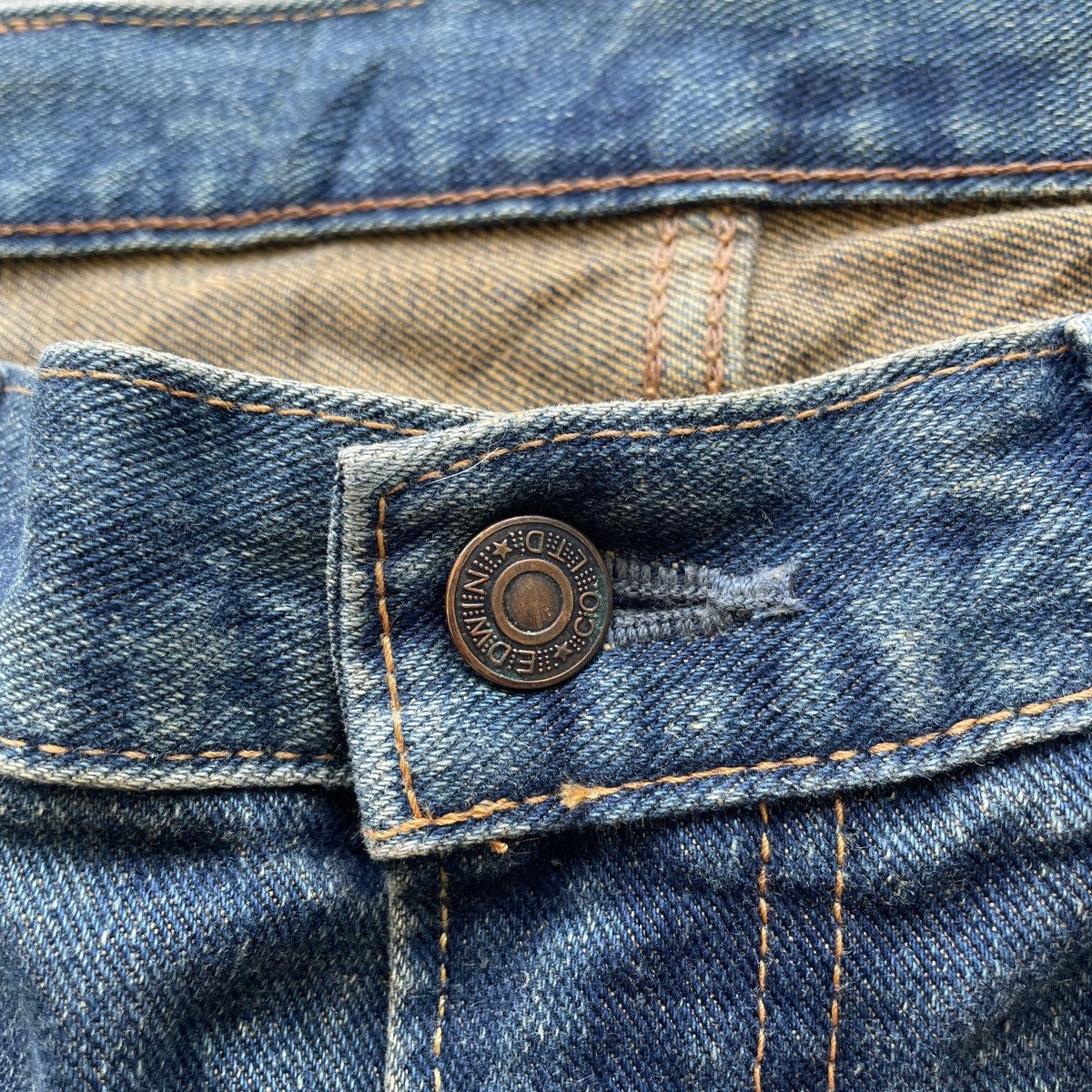 Edwin W34💥 Vintage Edwin Made In Japan Faded Jeans Denim Pants Size US 34 / EU 50 - 7 Thumbnail