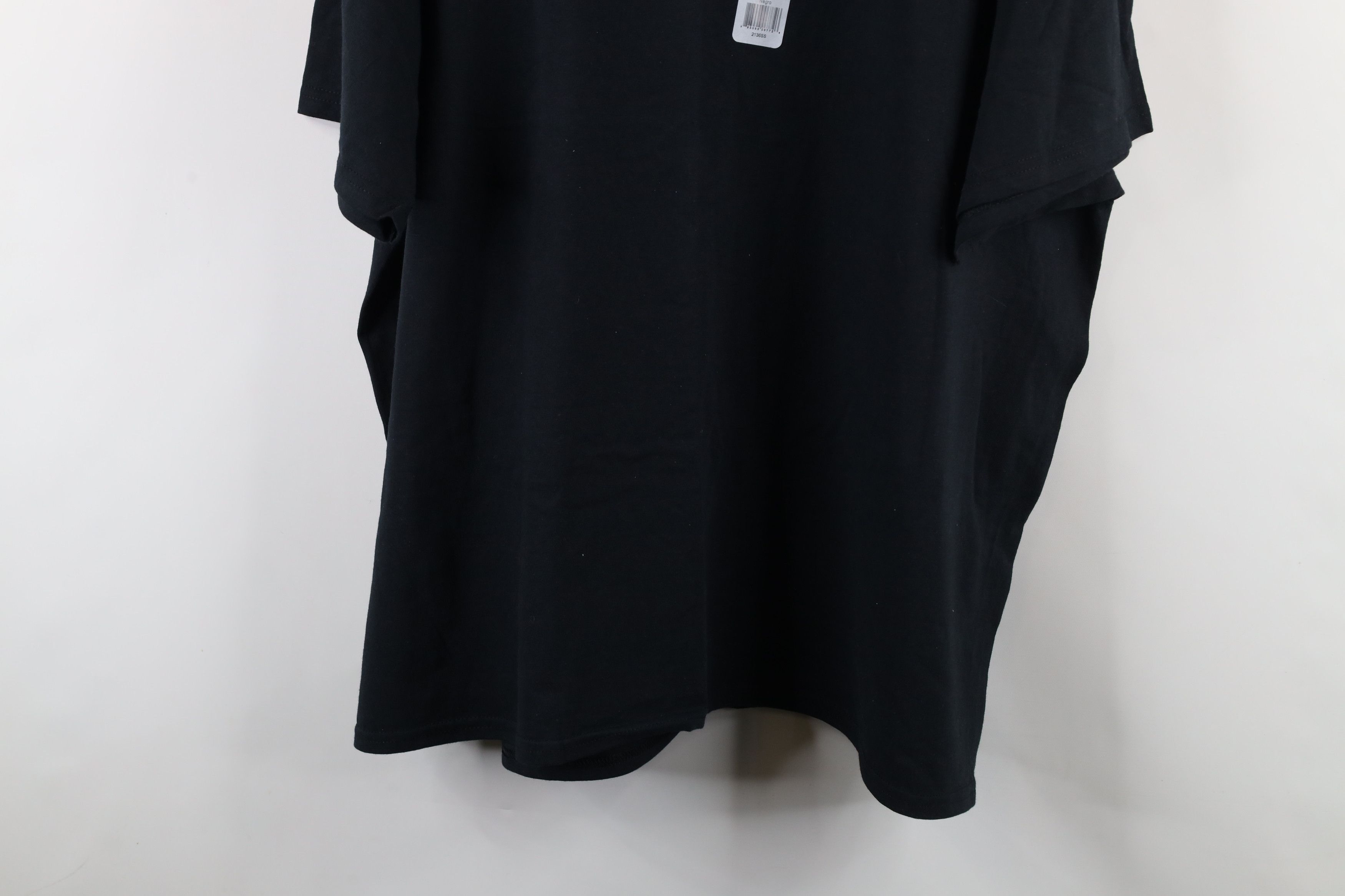 Vintage Deadstock Vintage Y2K Streetwear Short Sleeve T-Shirt Black Size US XXL / EU 58 / 5 - 3 Thumbnail